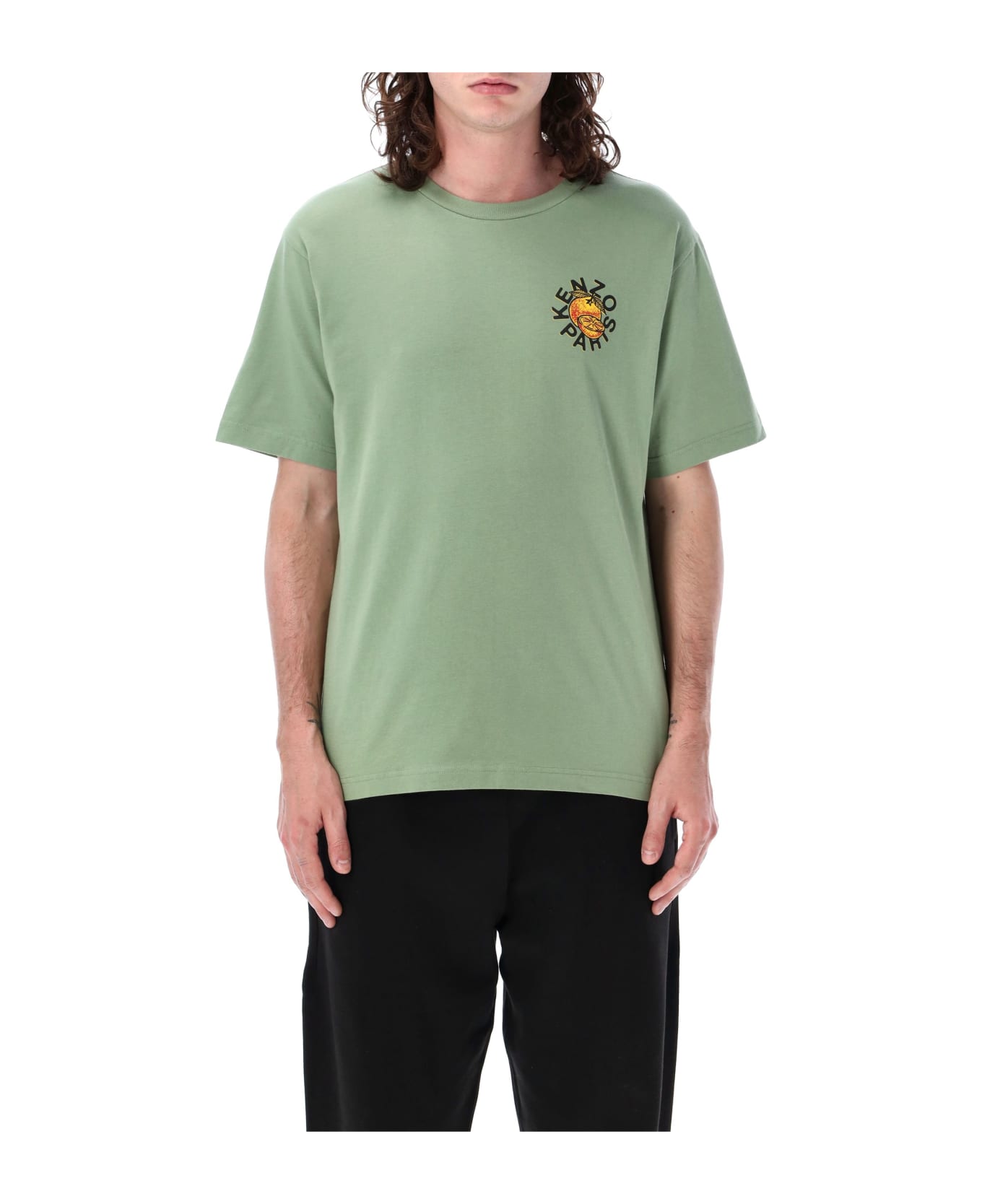 Kenzo Orange Classic T-shirt - ALMOND GREEN