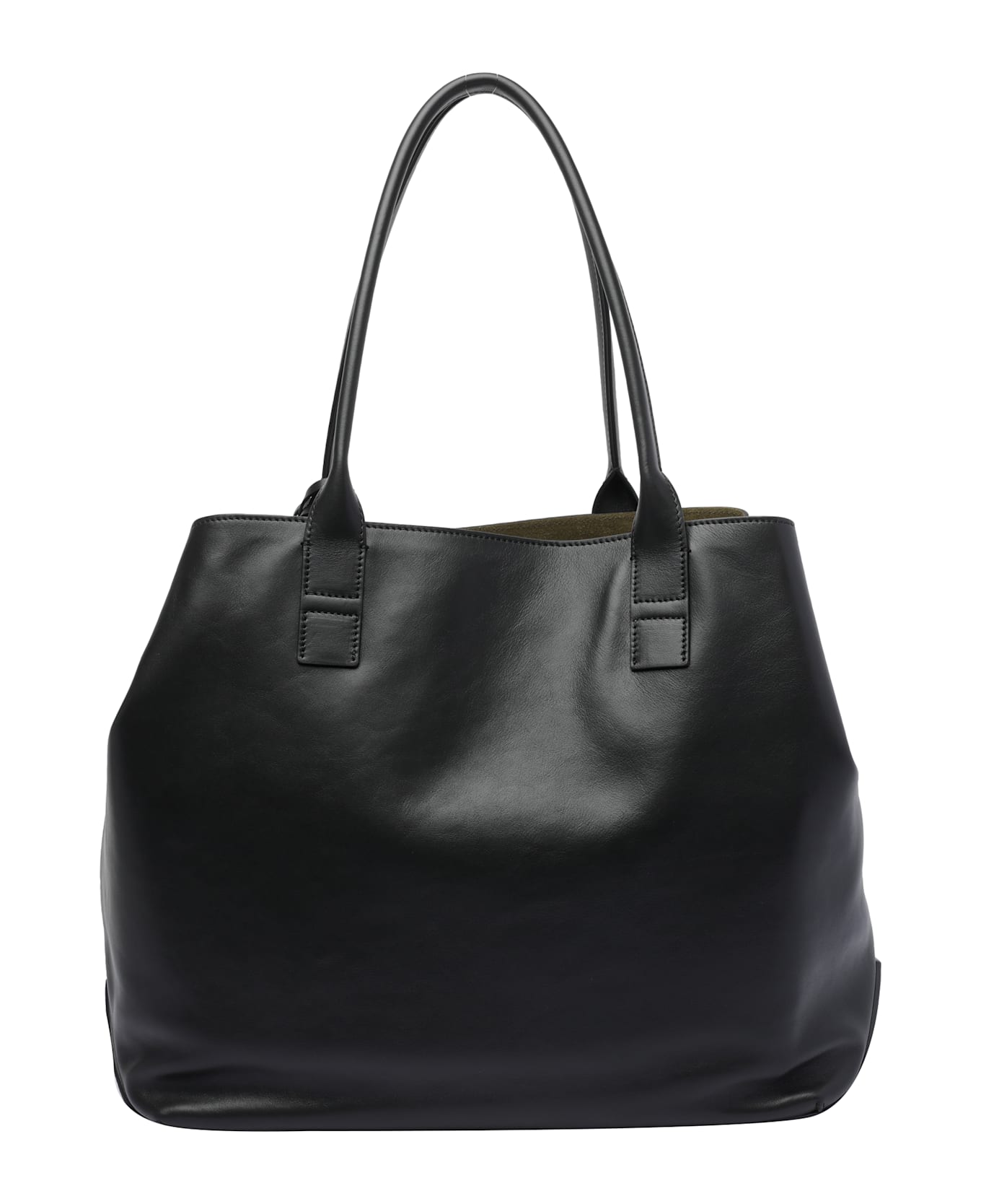 Hogan Script Medium Shopping Bag - Black