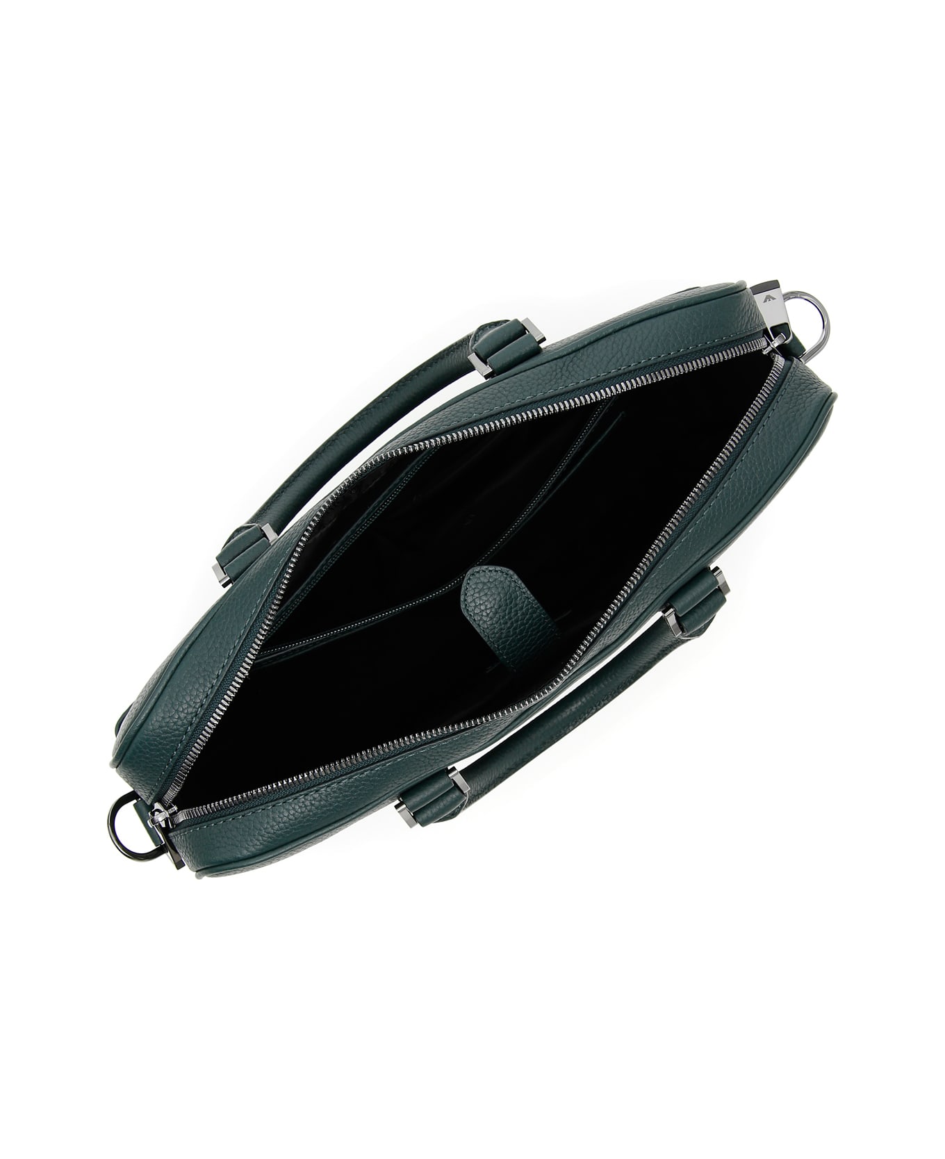 Emporio Armani Briefcase - BOTTLE GREEN|Verde