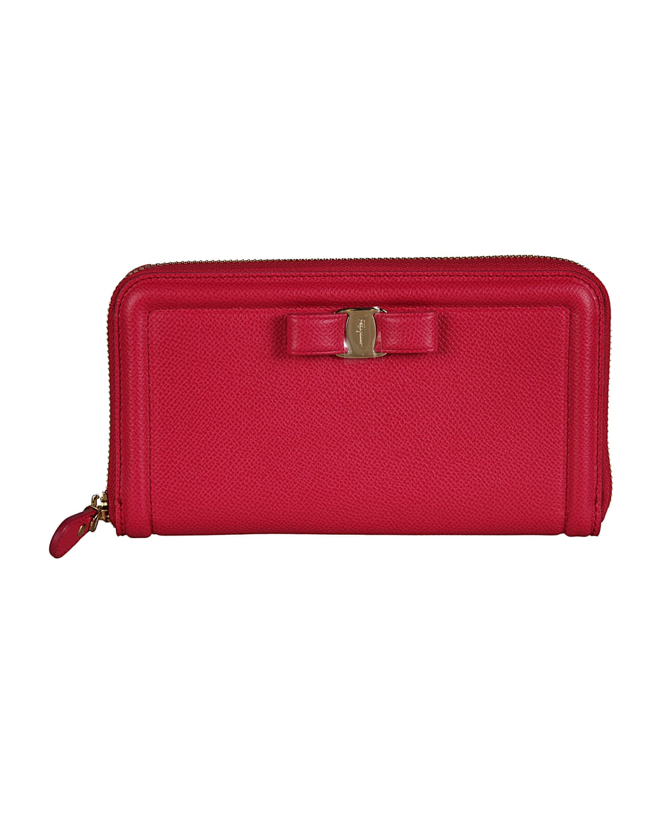 Ferragamo Classic Zip Around Wallet - Pink 財布