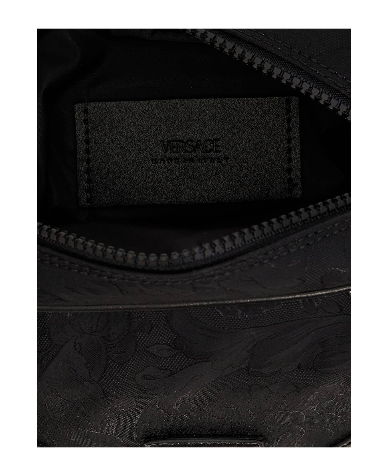 Versace Jacquard Shoulder Strap - Black