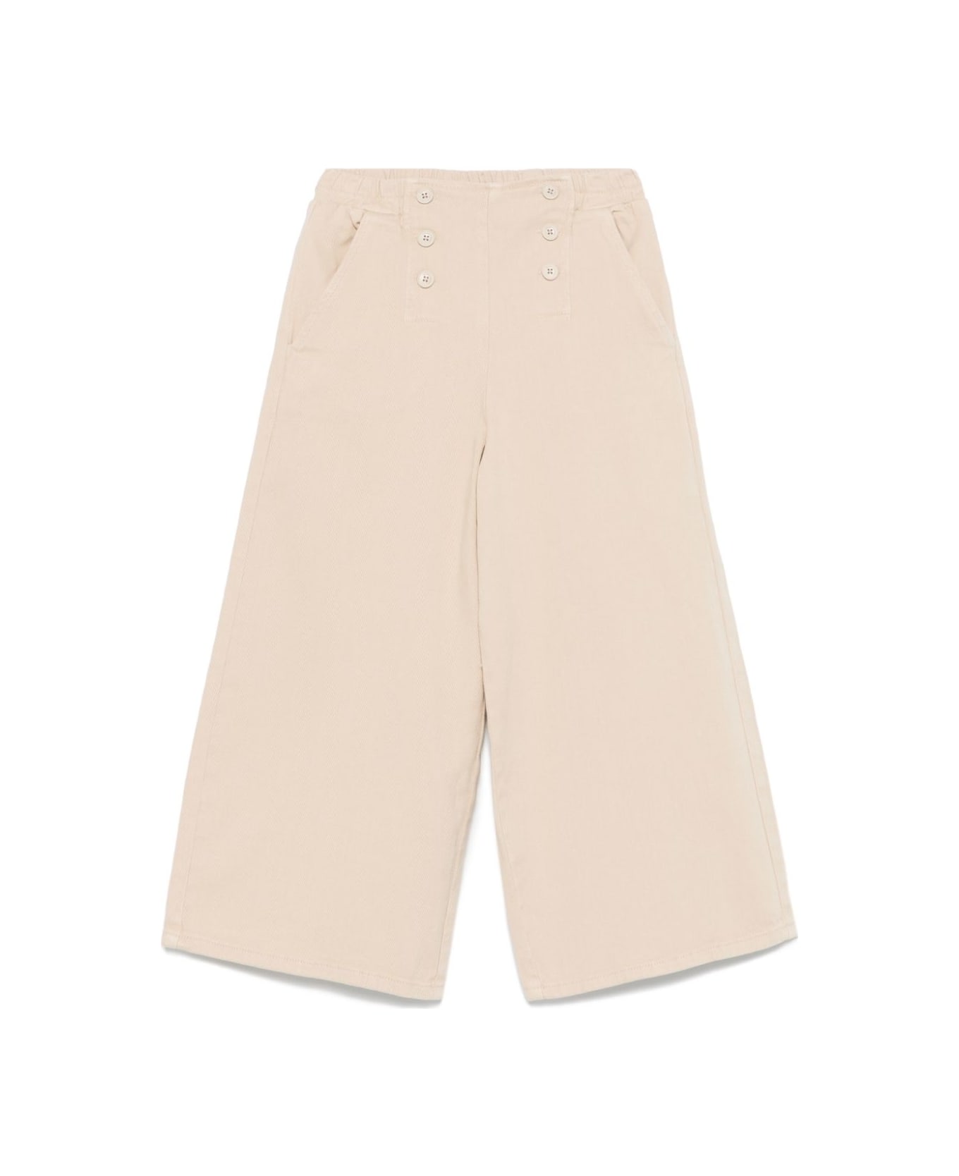 Emporio Armani Beige Girl Trousers - Beige