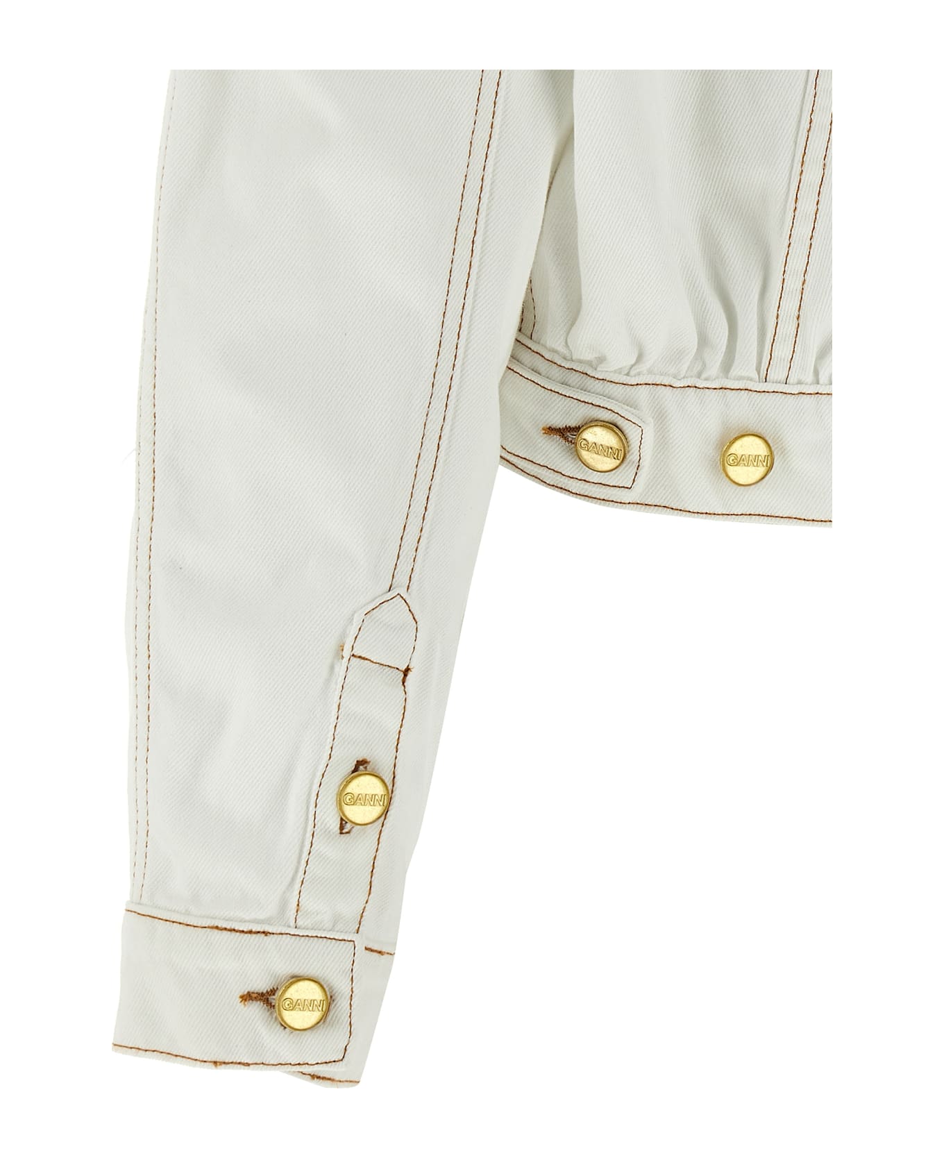 Ganni Denim Jacket - White