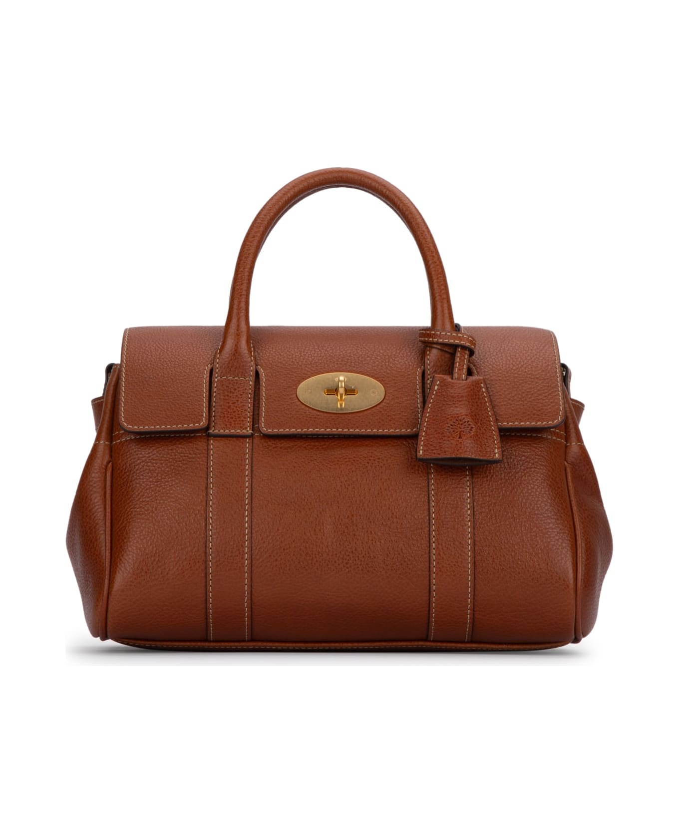Mulberry Small Bayswater Satchel Nvt - OAK