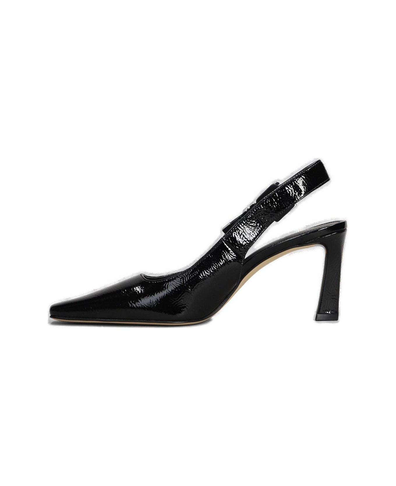 MICHAEL Michael Kors Darrington Crackled Slingback Pumps - black