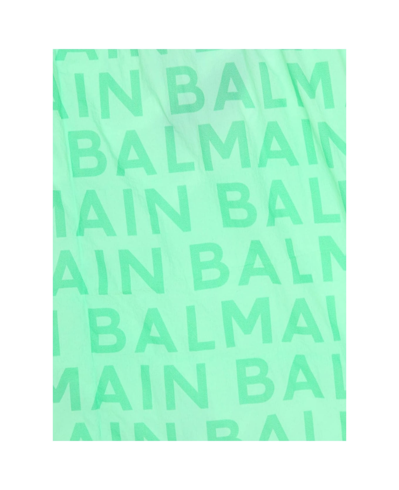 Balmain Printed Swimsuit - Green