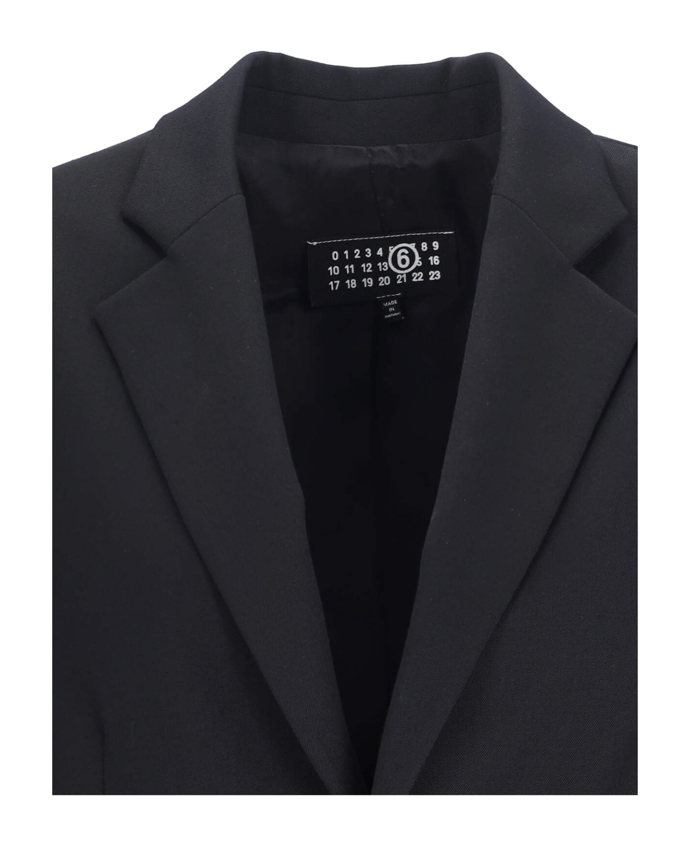 MM6 Maison Margiela Double Breasted Blazer - Black ブレザー