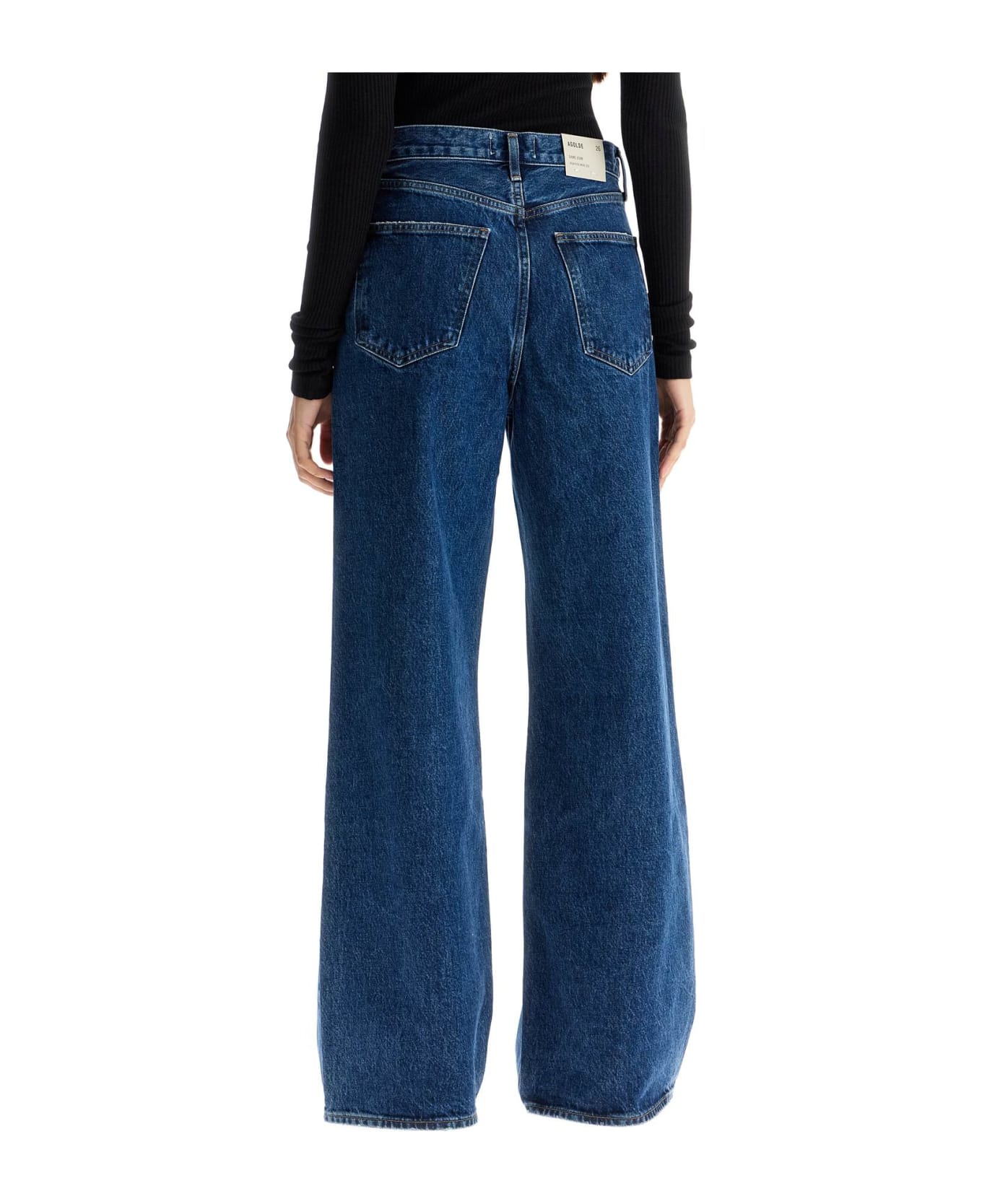 AGOLDE Dame Wide Leg Jeans - ENAMOUR (Blue)