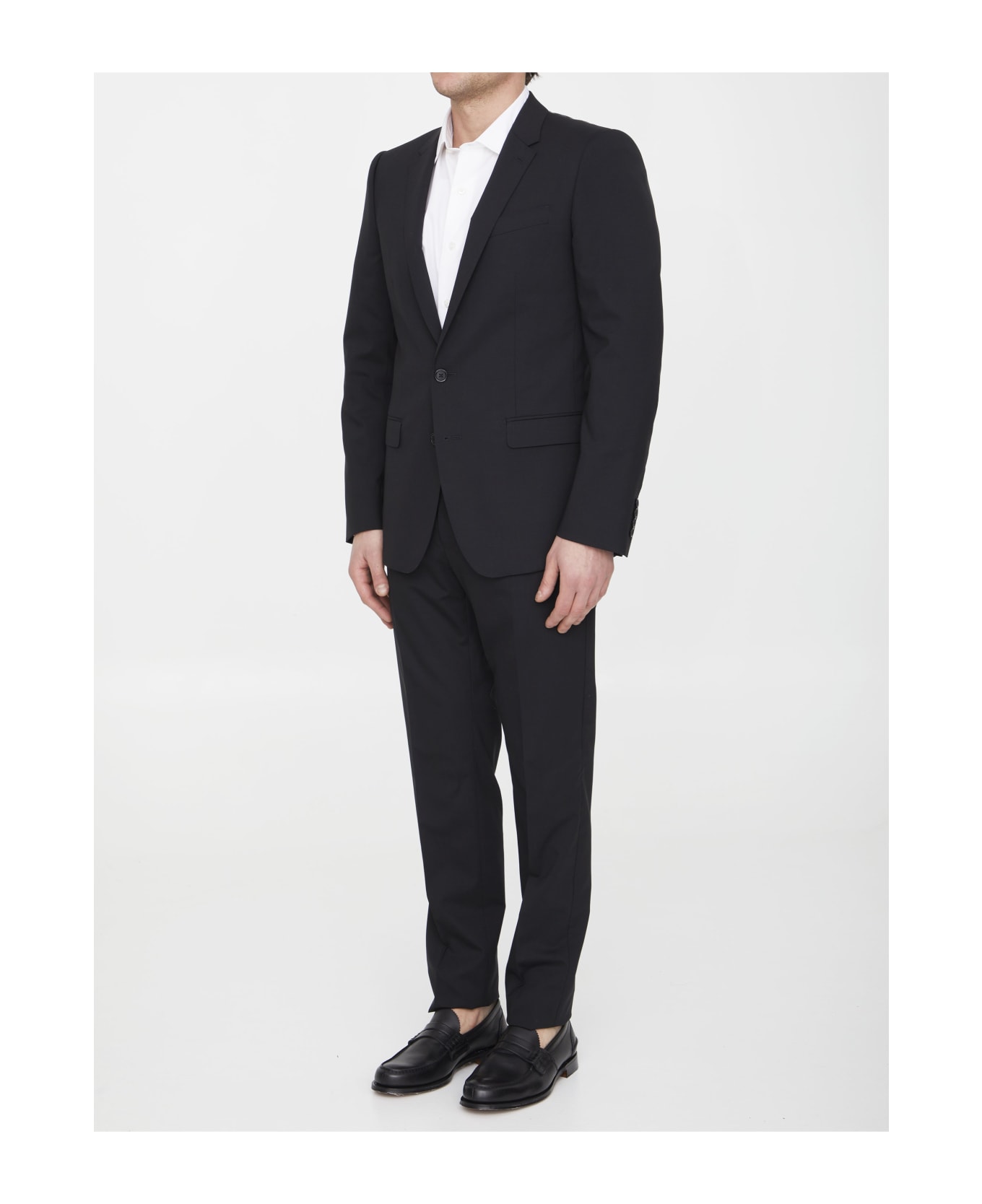 Dolce & Gabbana Black Wool Two-piece Suit - Black