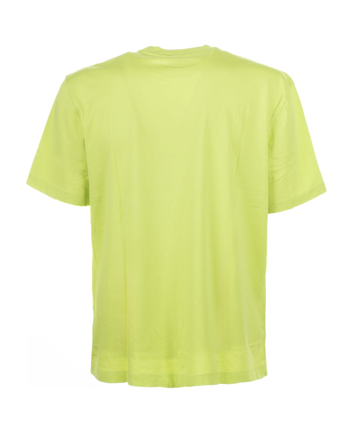 Blauer Lime Cotton T-shirt - ENOTERA