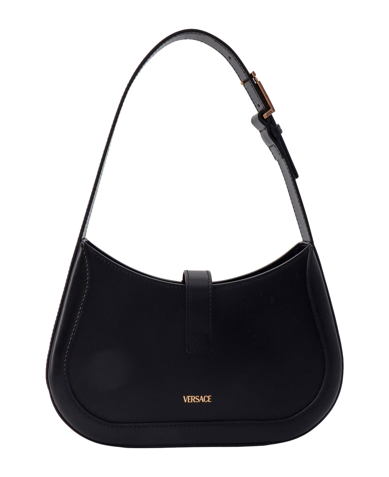 Versace Greca Goddess Shoulder Bag - V Nero Oro Versace トートバッグ