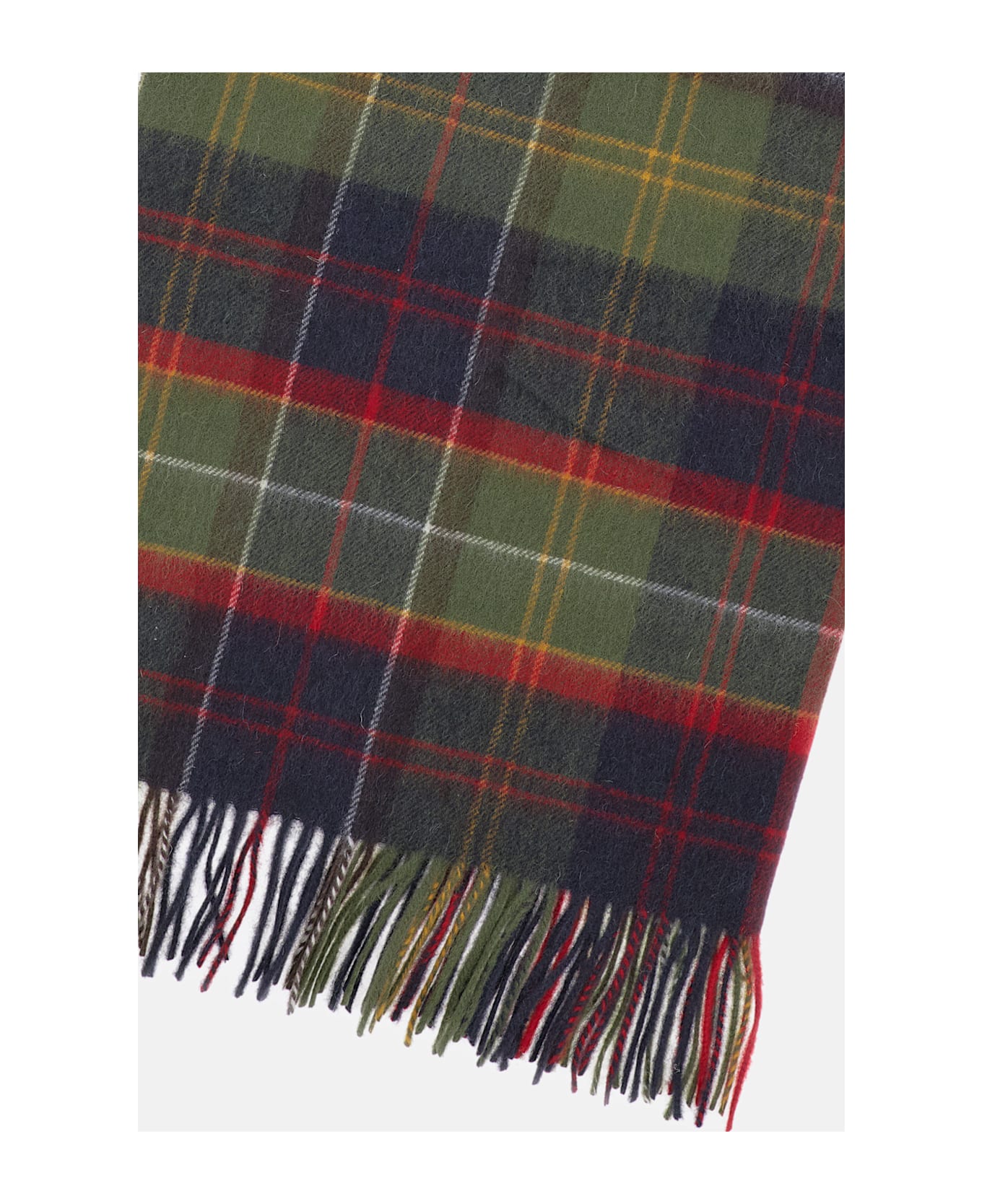 Barbour Tartan Patchwork Scarf - MULTICOLOUR