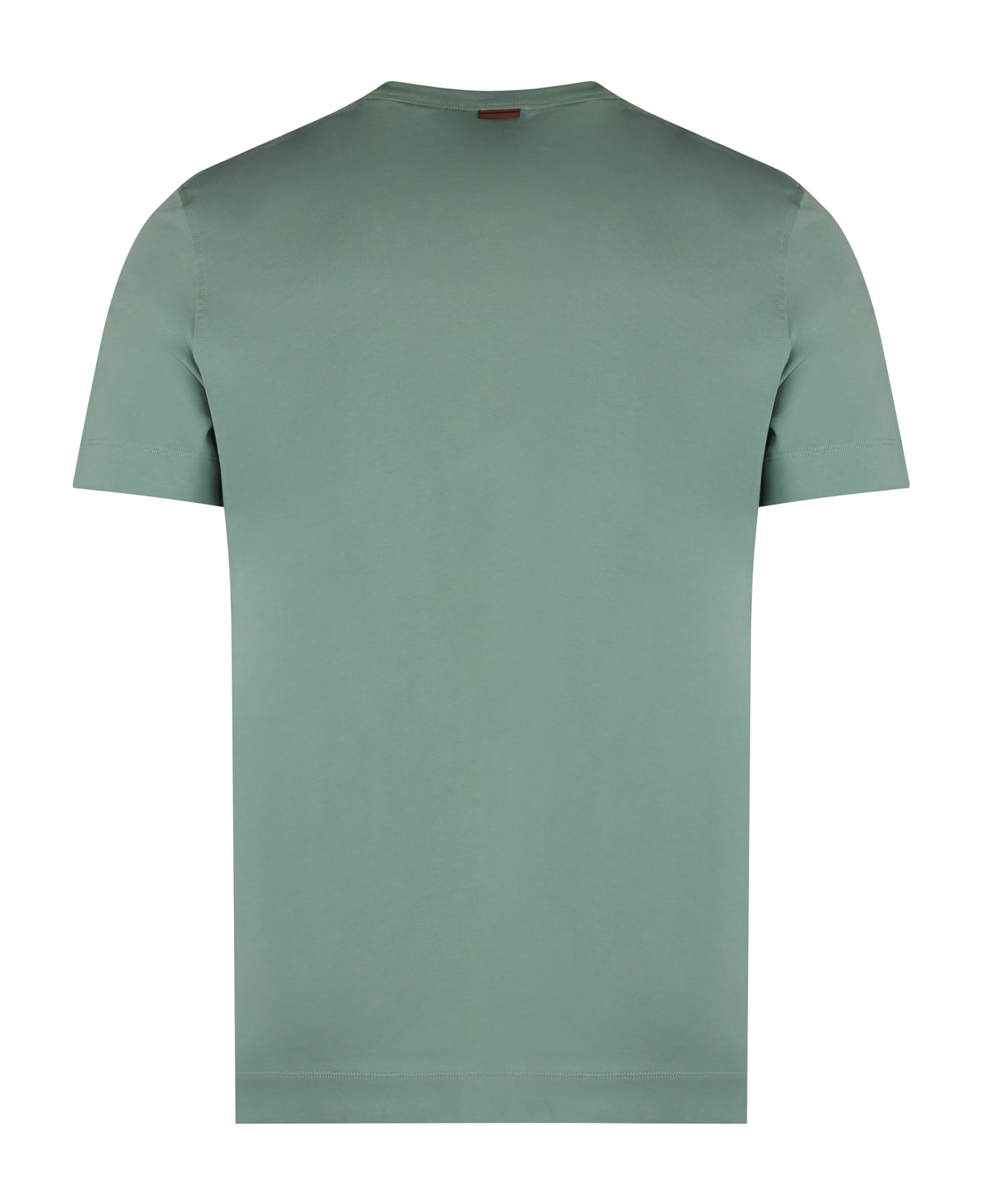 Zegna Cotton Crew-neck T-shirt - green