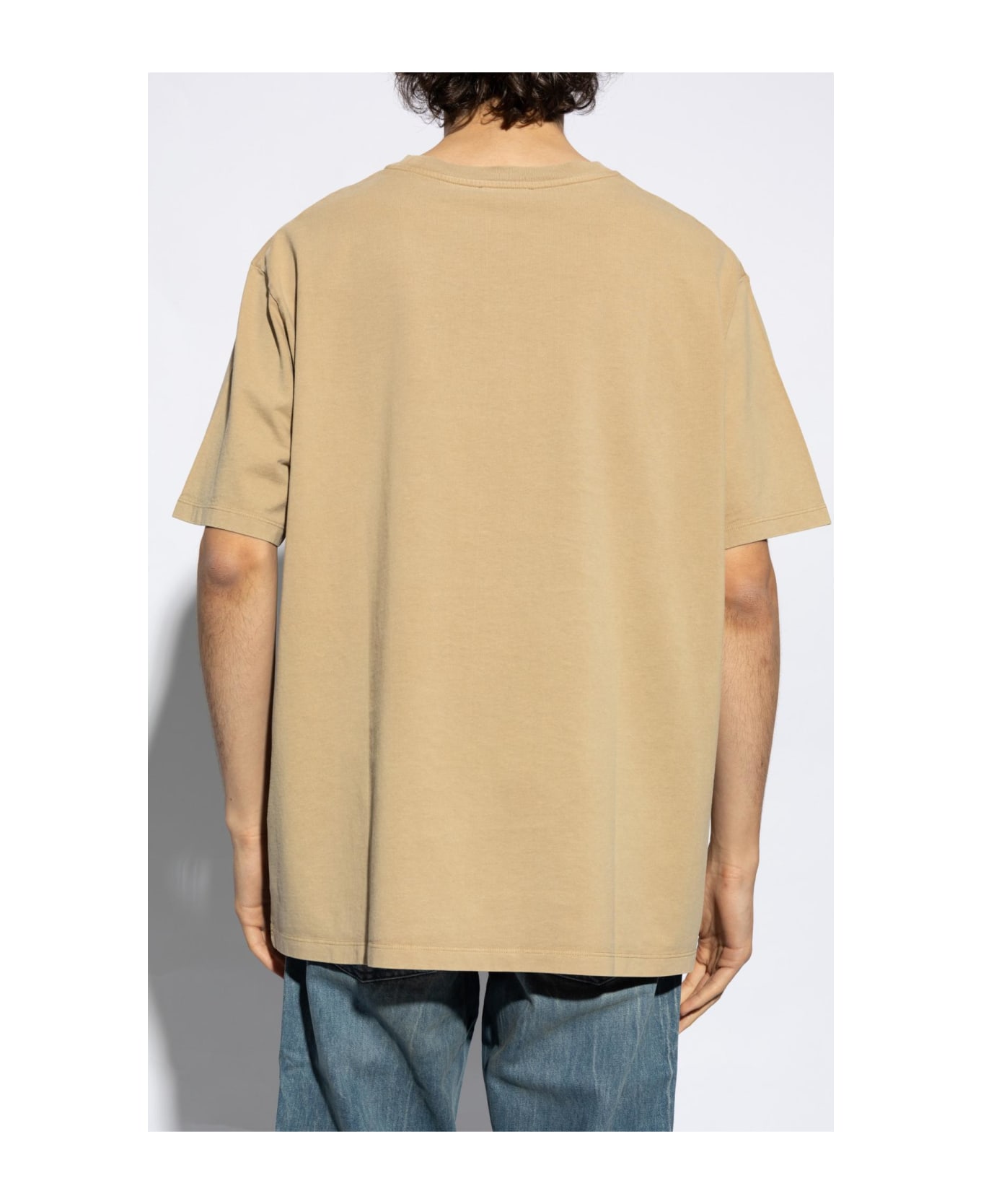 Balmain T-shirt With Logo - Beige