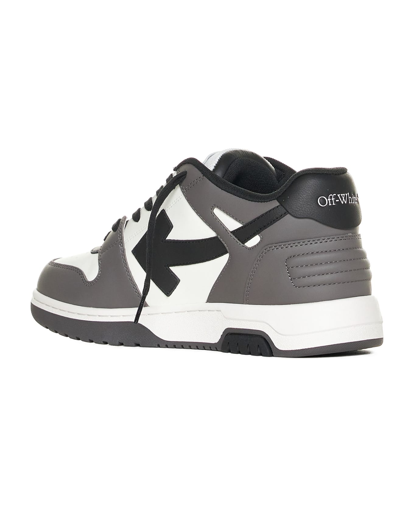 Off-White Out Of Office Low Top Sneakers - Dark grey black スニーカー
