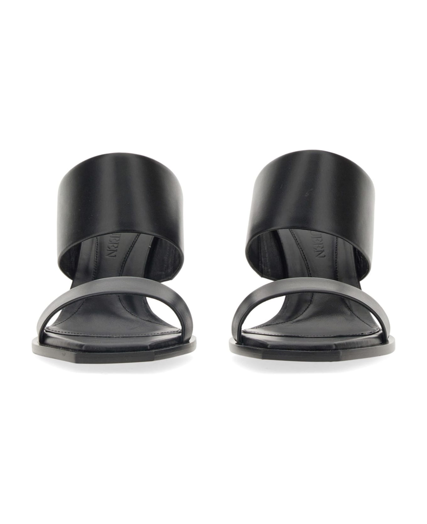 Alexander McQueen Leather Sandal - Black サンダル