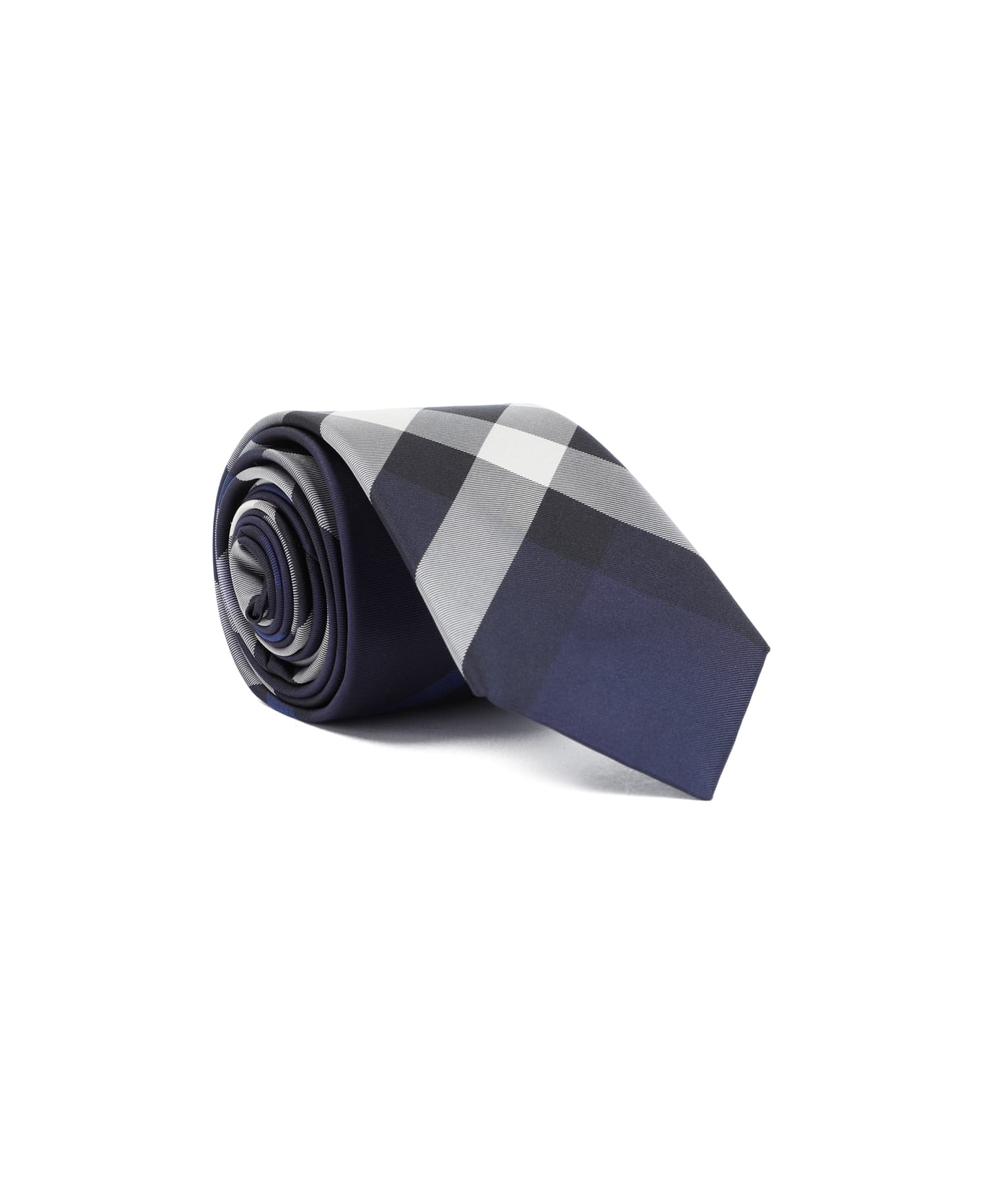 Burberry Tartan Tie - Blue