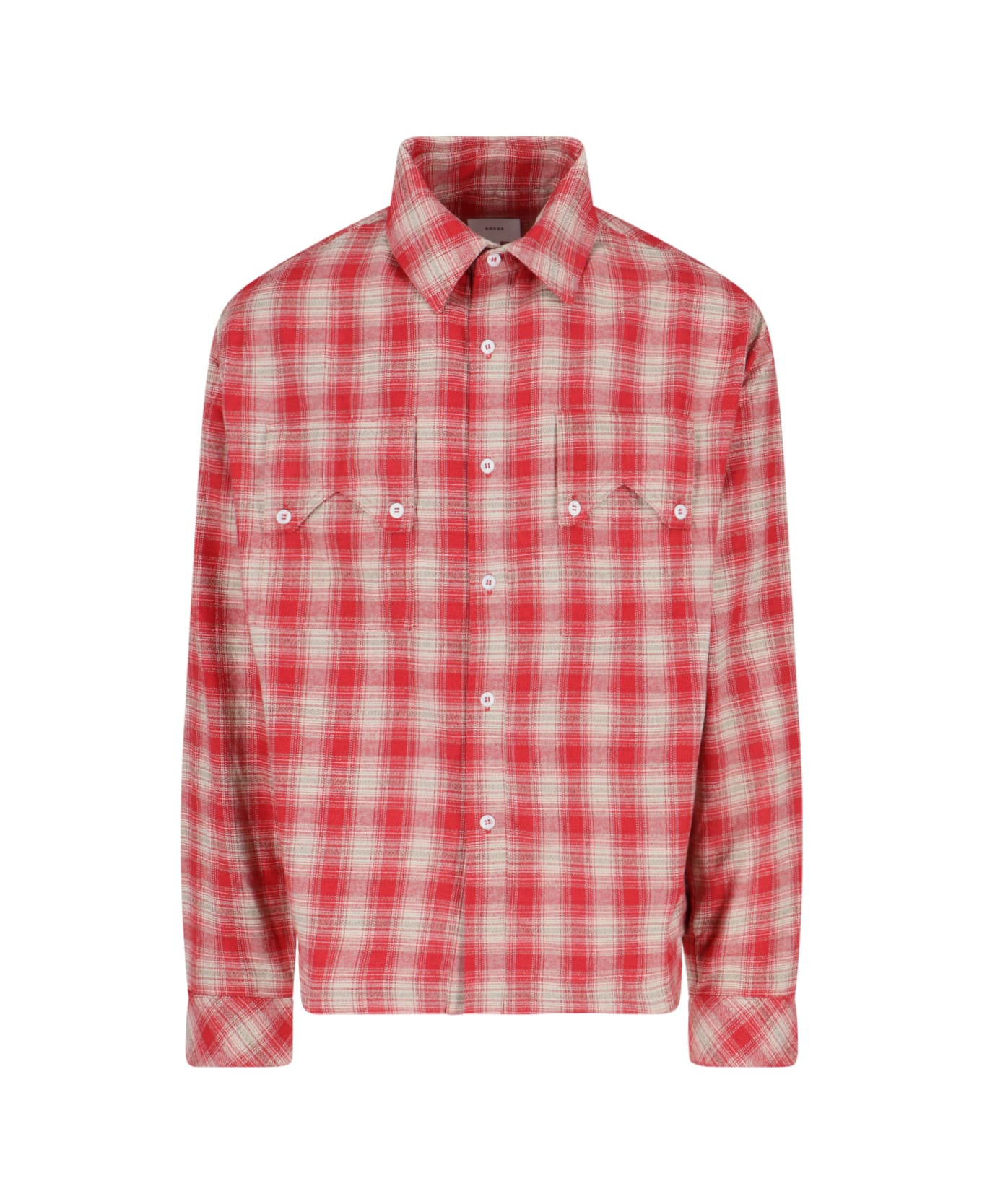 Rhude Checked Shirt - Red