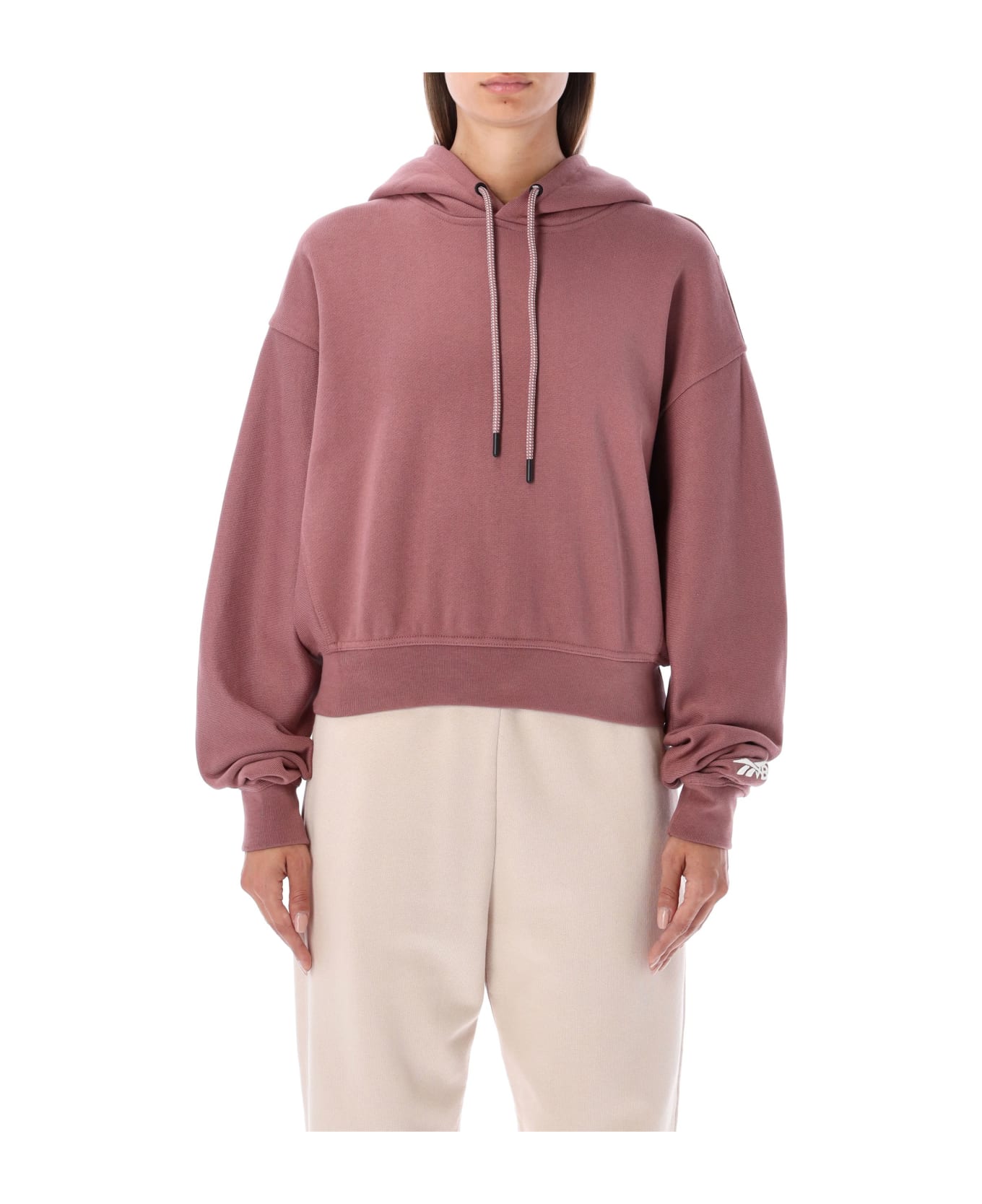 Reebok x Victoria Beckham Cropped Hoodie - PARCHEART ROSE