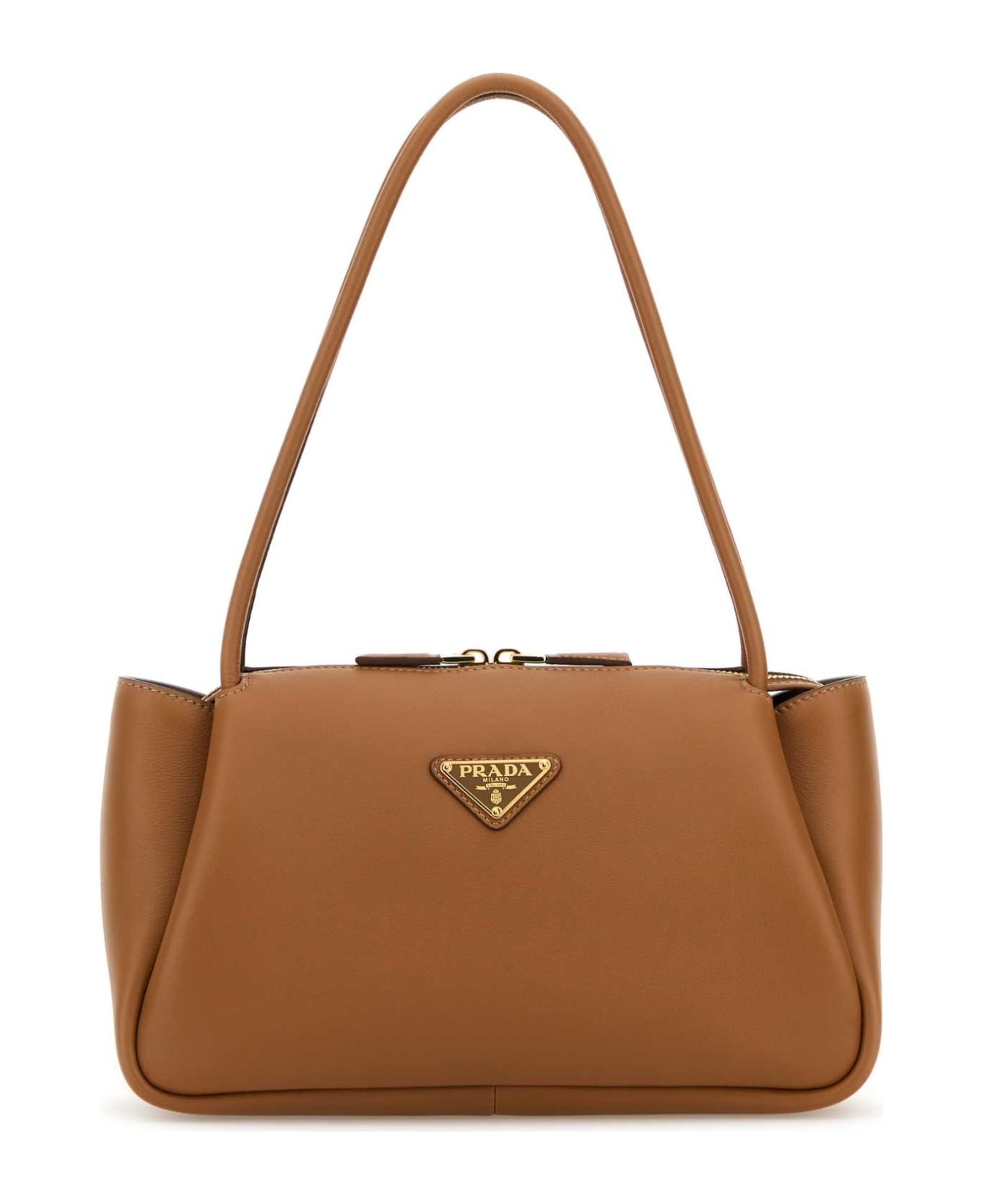 Prada Caramel Leather Medium Handbag | italist