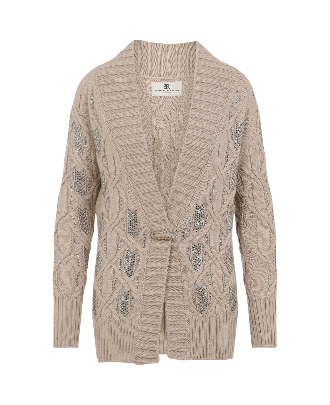 Ermanno Scervino Virgin Wool Cardigan - Rose Dust カーディガン