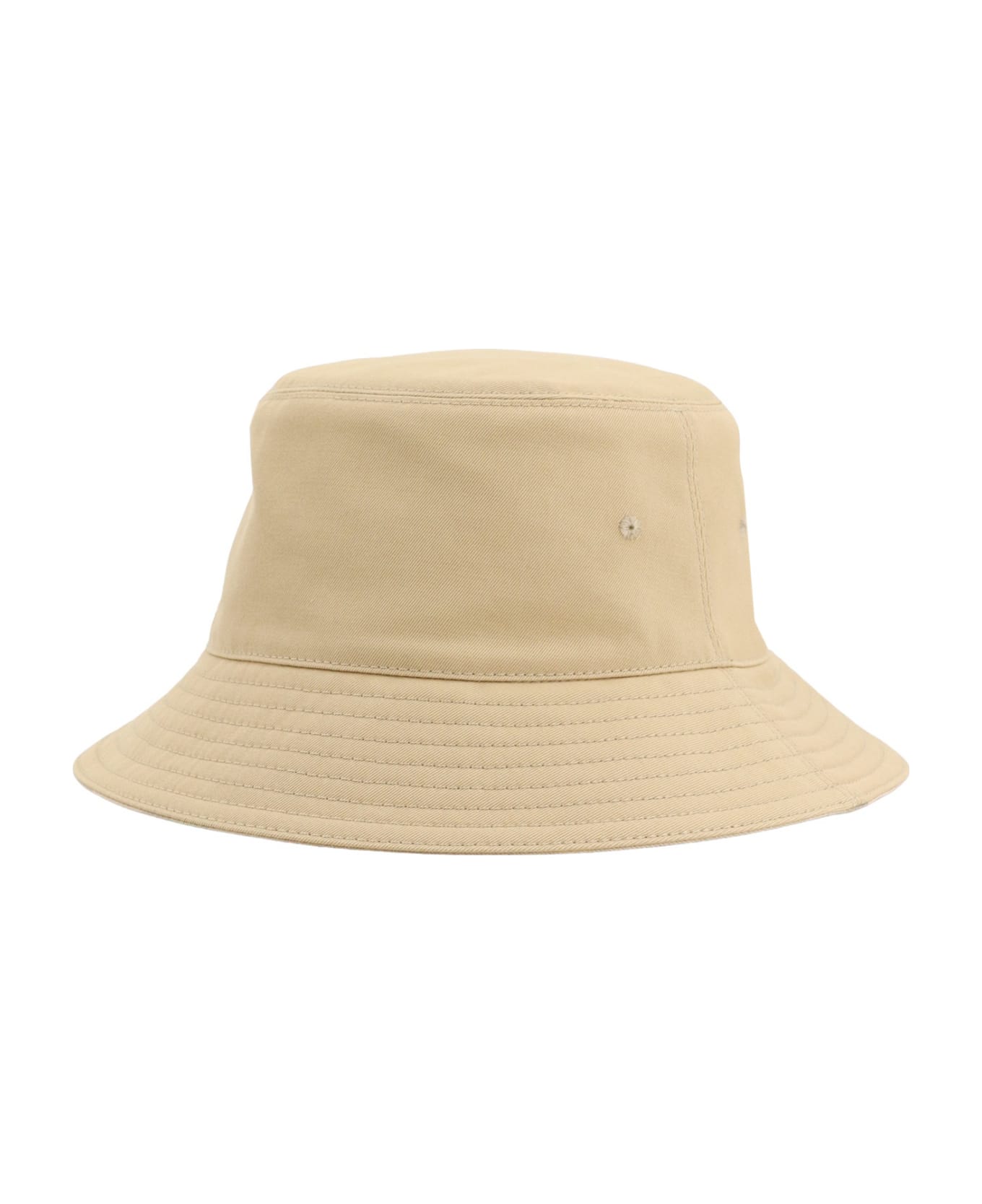 Burberry Check-pattern Reversible Pull-on Bucket Hat - Beige