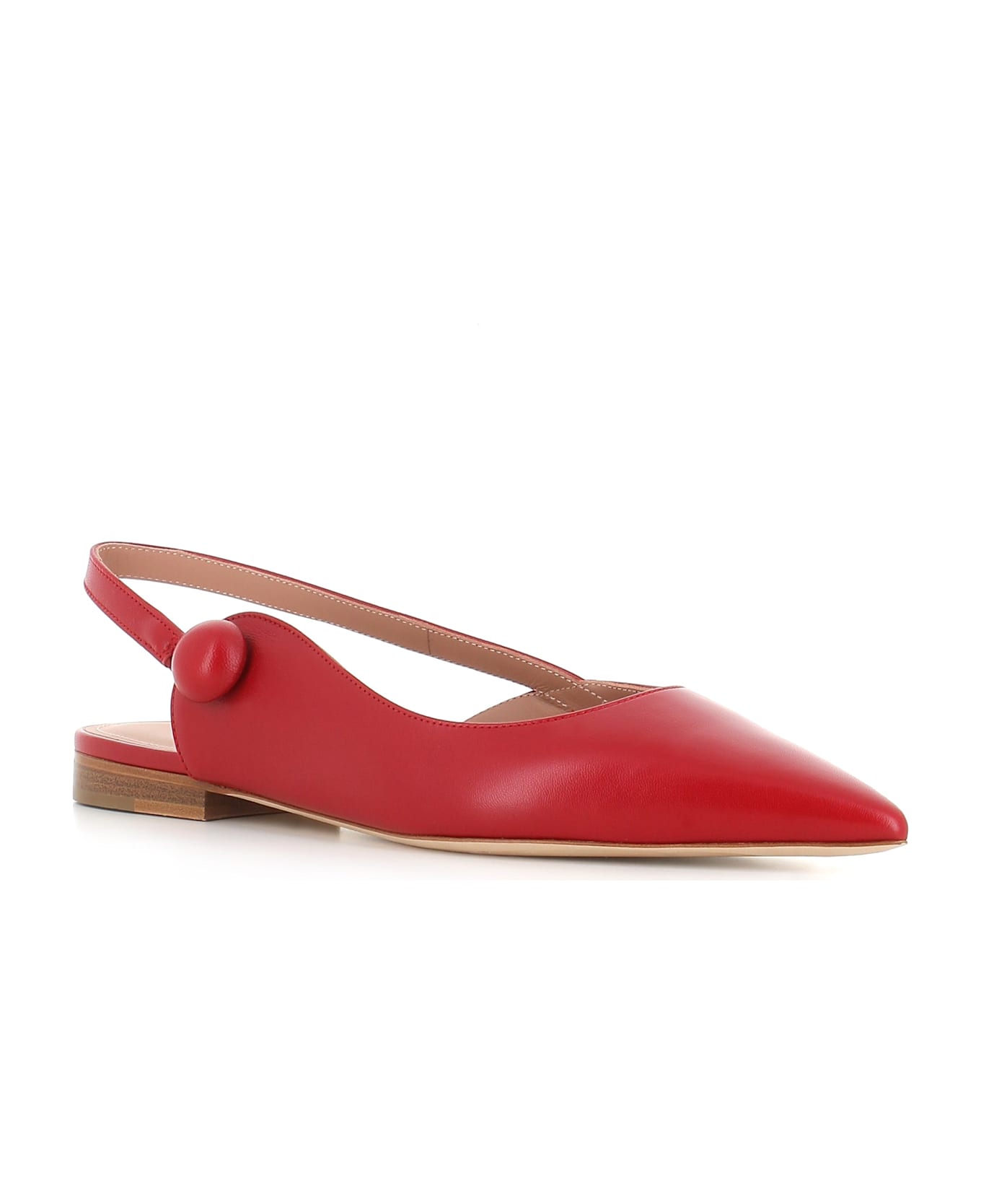 Malone Souliers Ballerina Palmer 10-4 - Carmin red