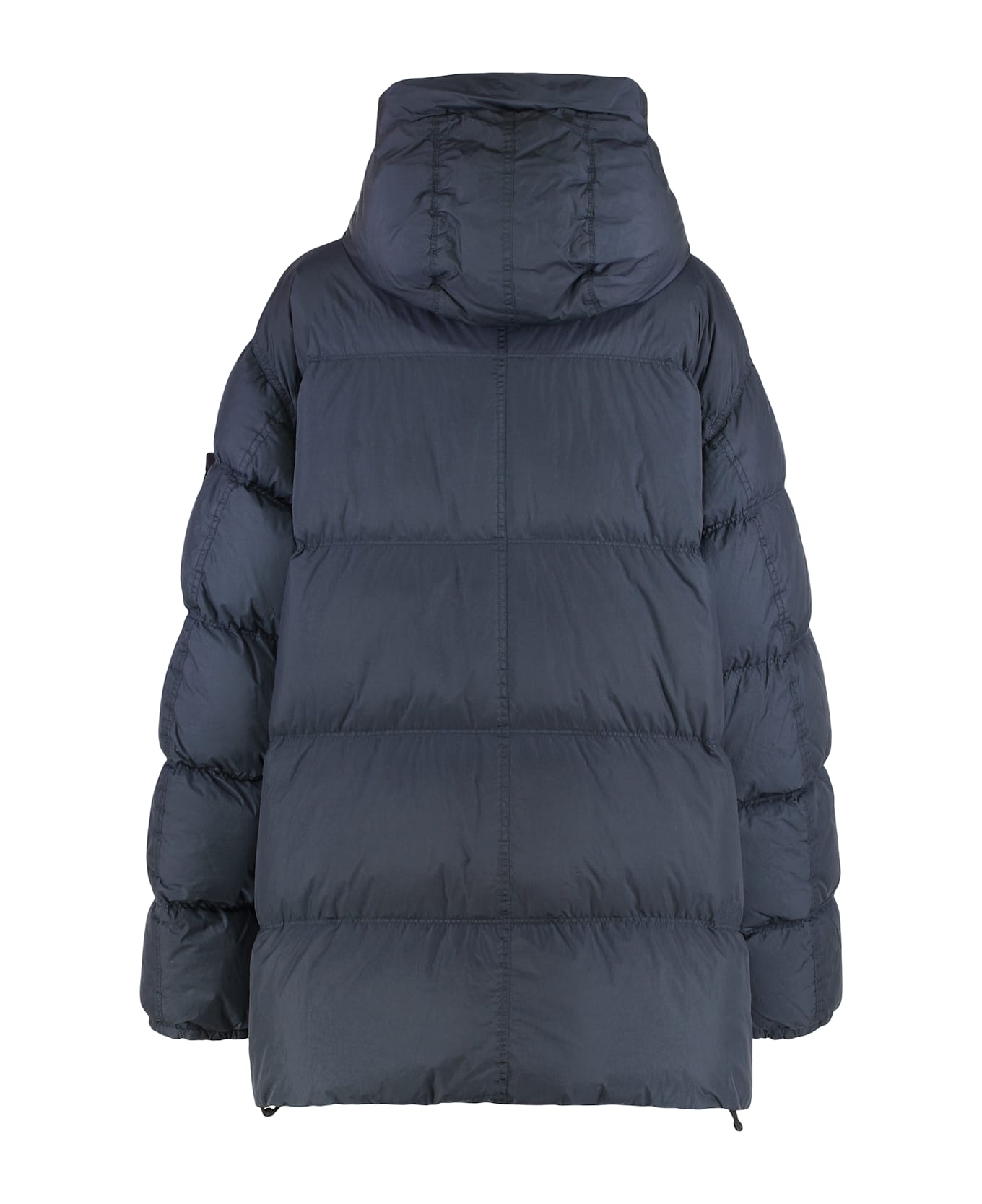 Stone Island Parka With Hood In Nylon - blue