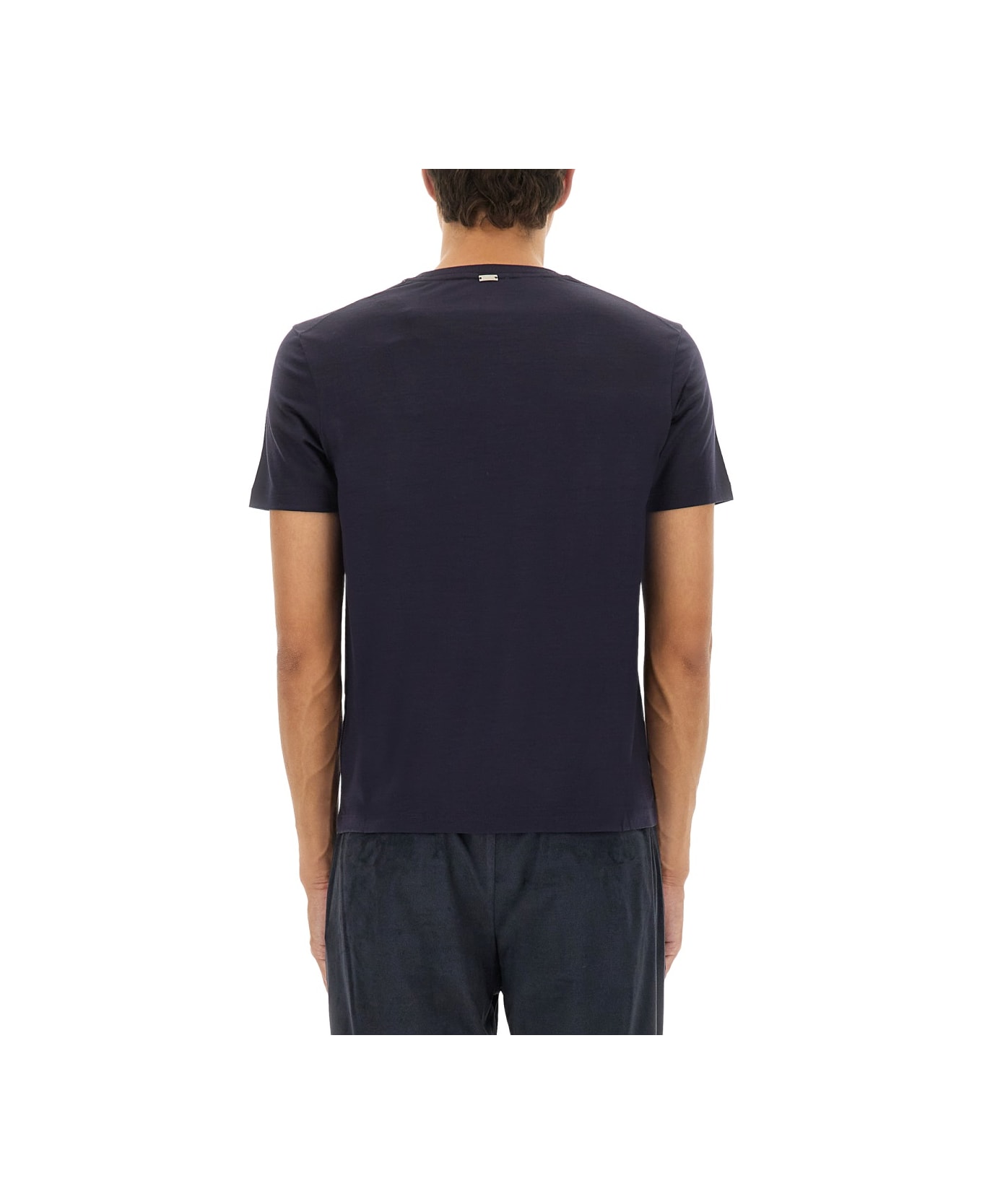 Herno Wool T-shirt - BLUE