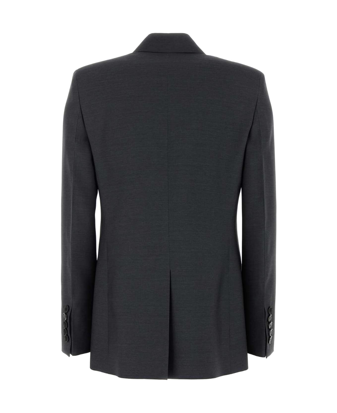 Gucci Graphite Wool Blazer - MEDIUMGREY