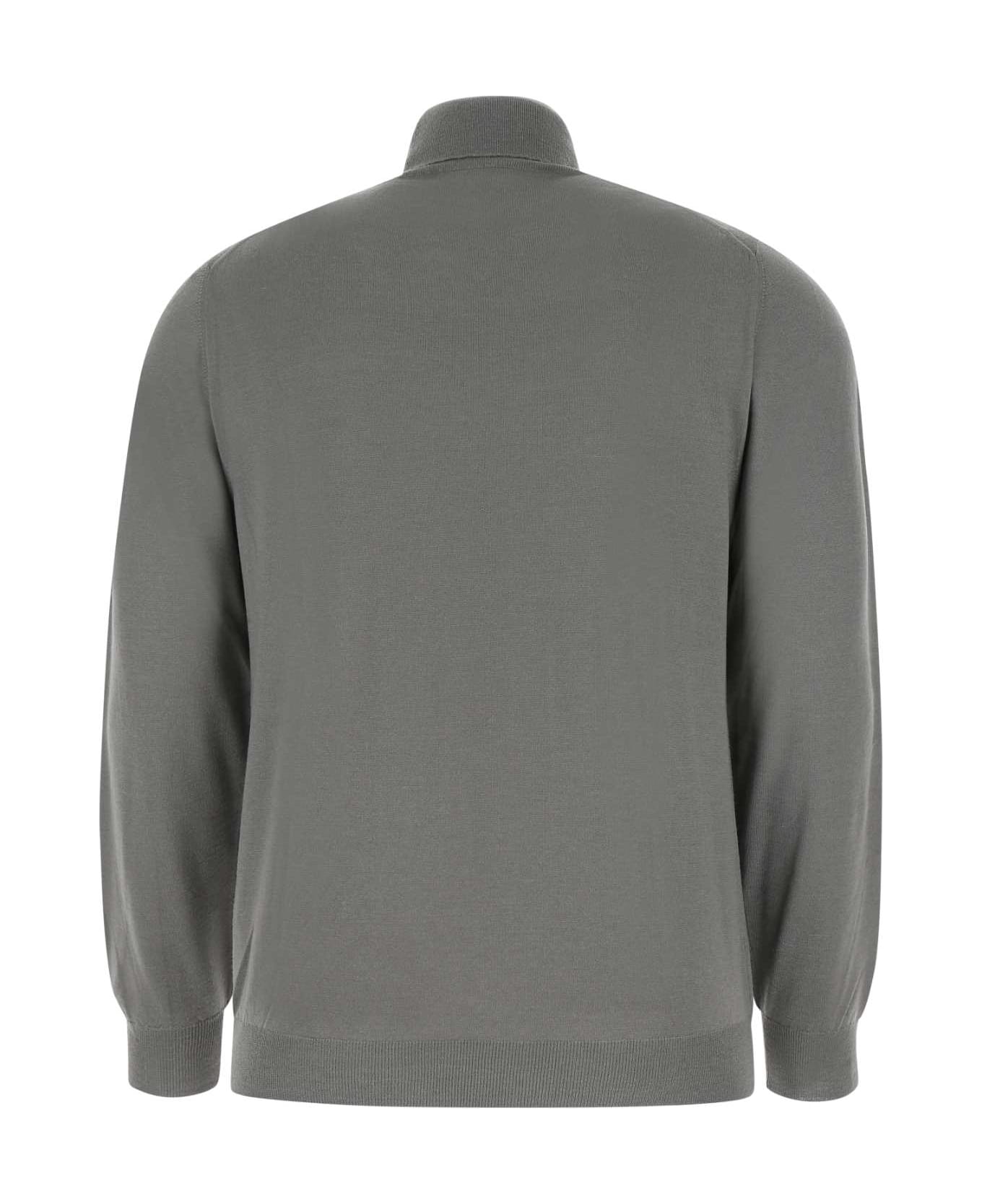 Fedeli Grey Wool Sweater - 51