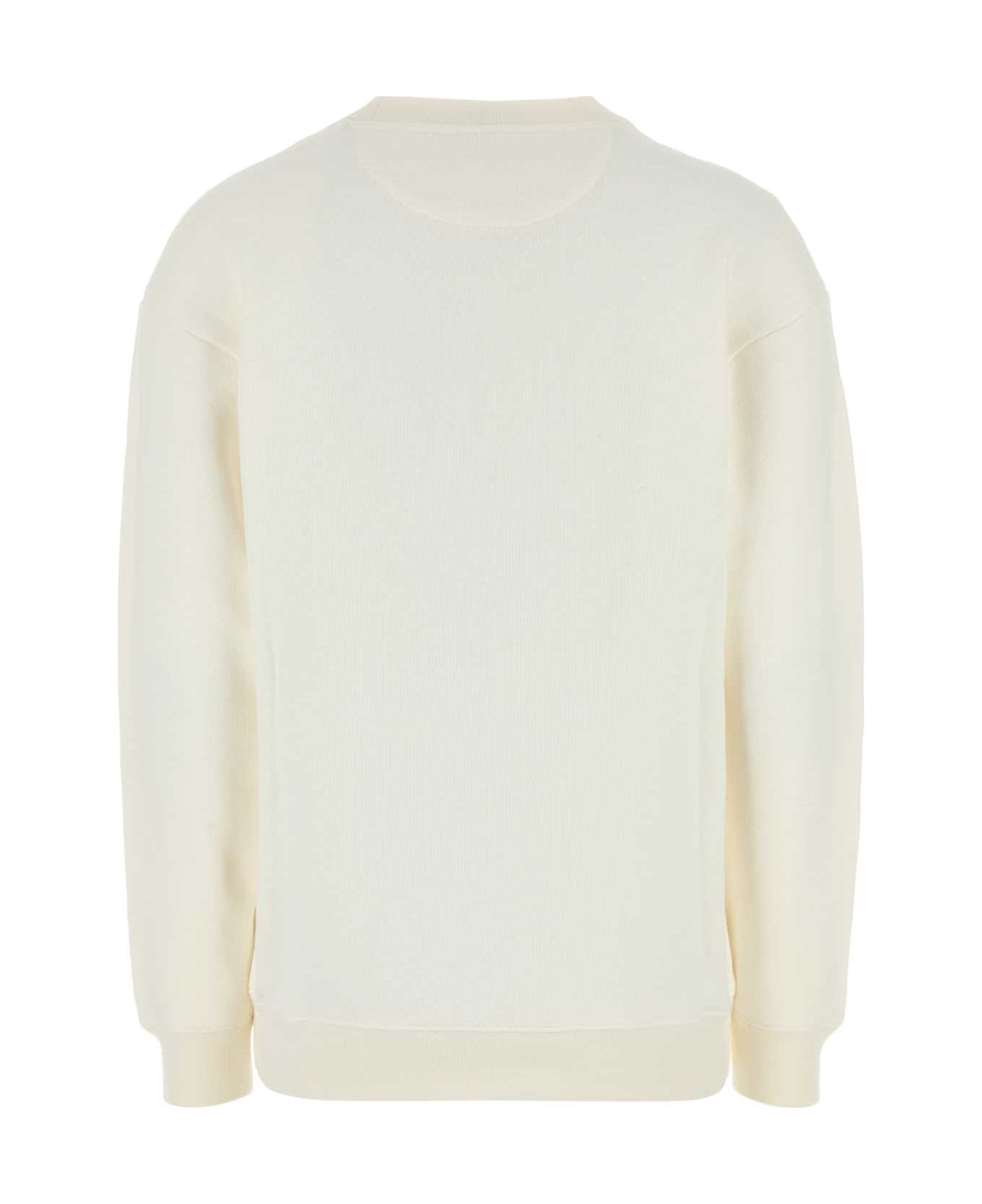 Valentino Garavani Ivory Cotton Sweatshirt - AVORIO