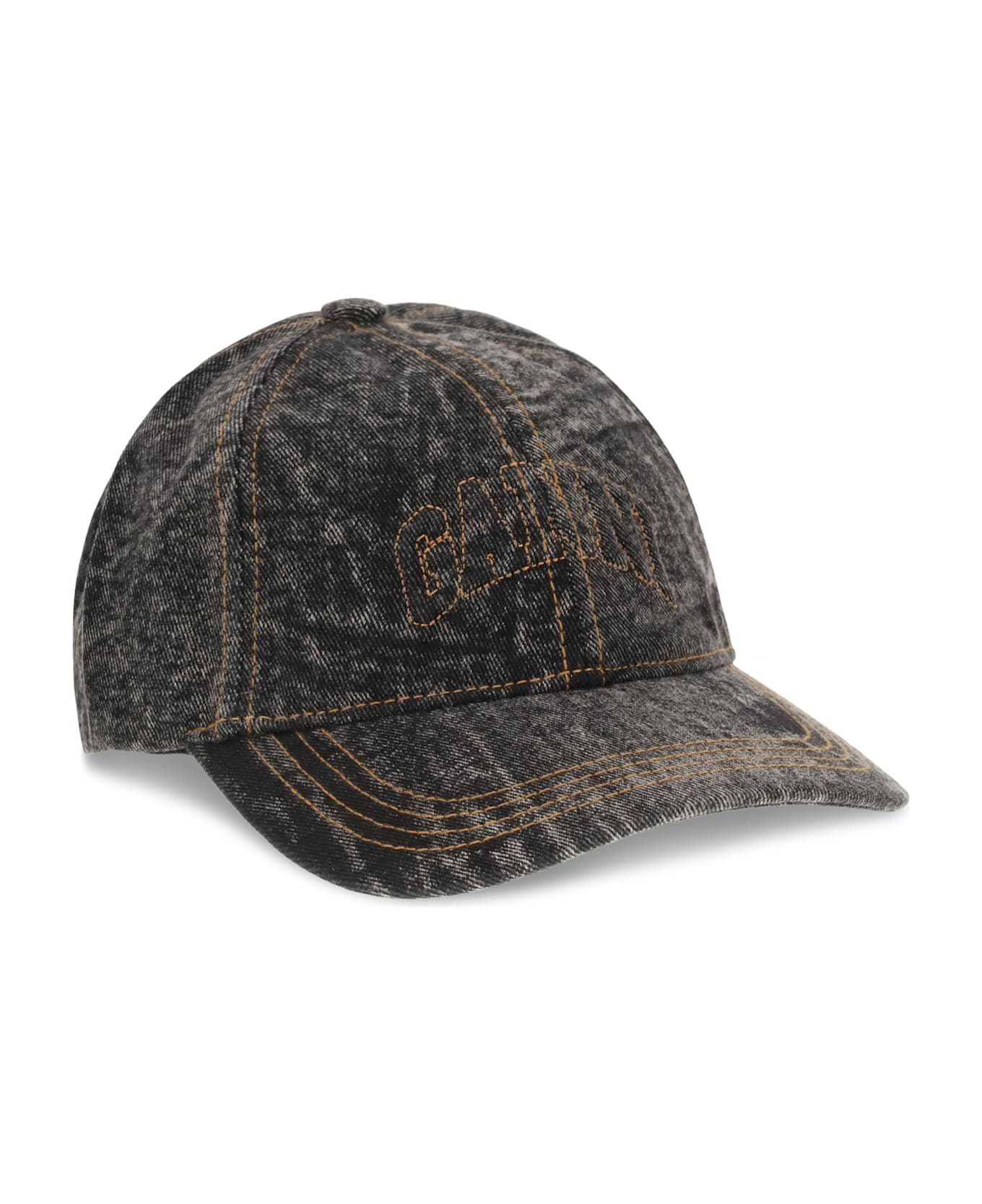 Ganni Denim Baseball Hat