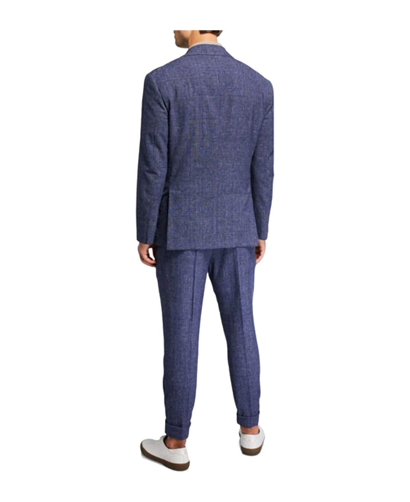 Brunello Cucinelli Blue Wool Suit - Blue