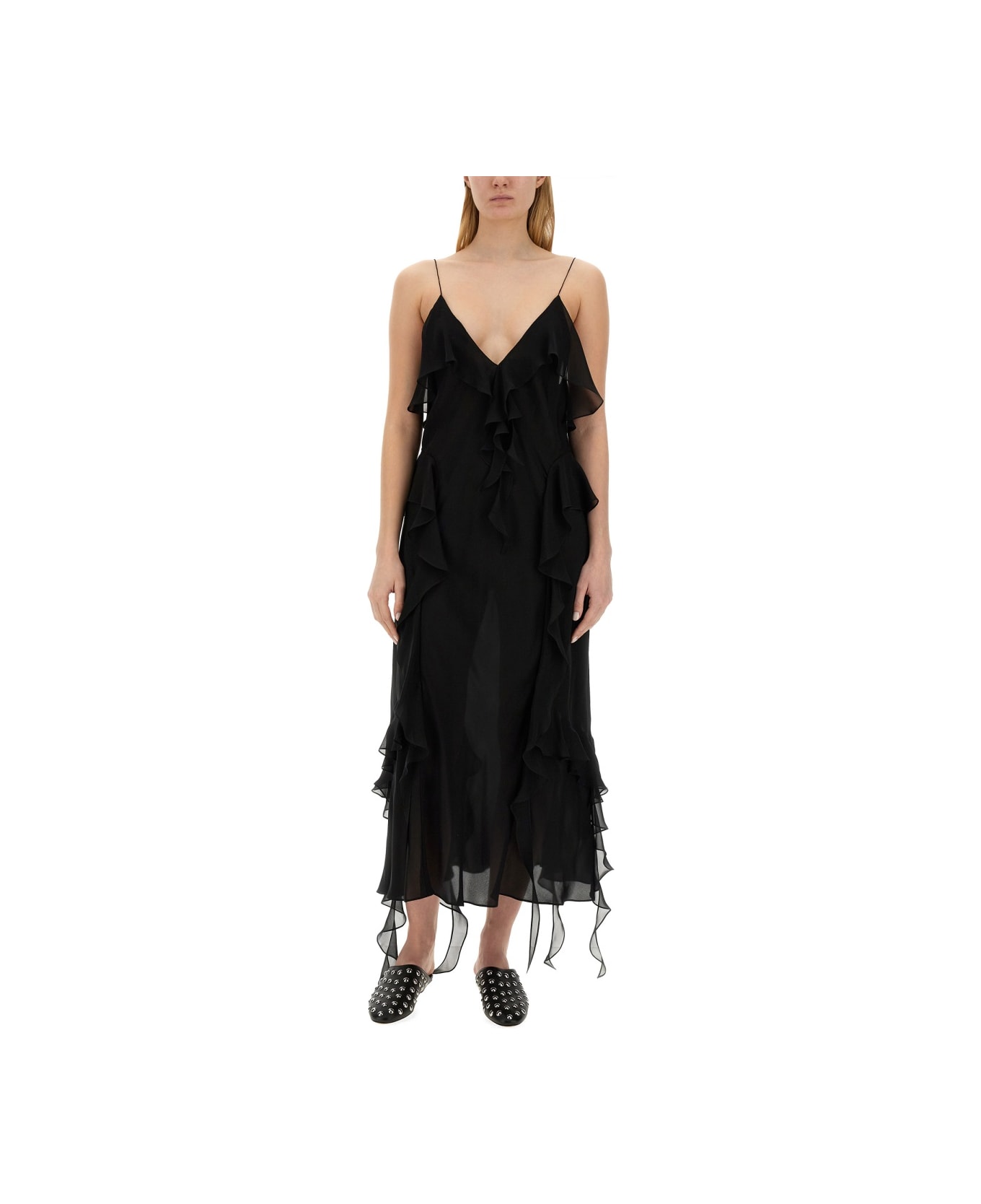 Khaite Silk Dress - BLACK