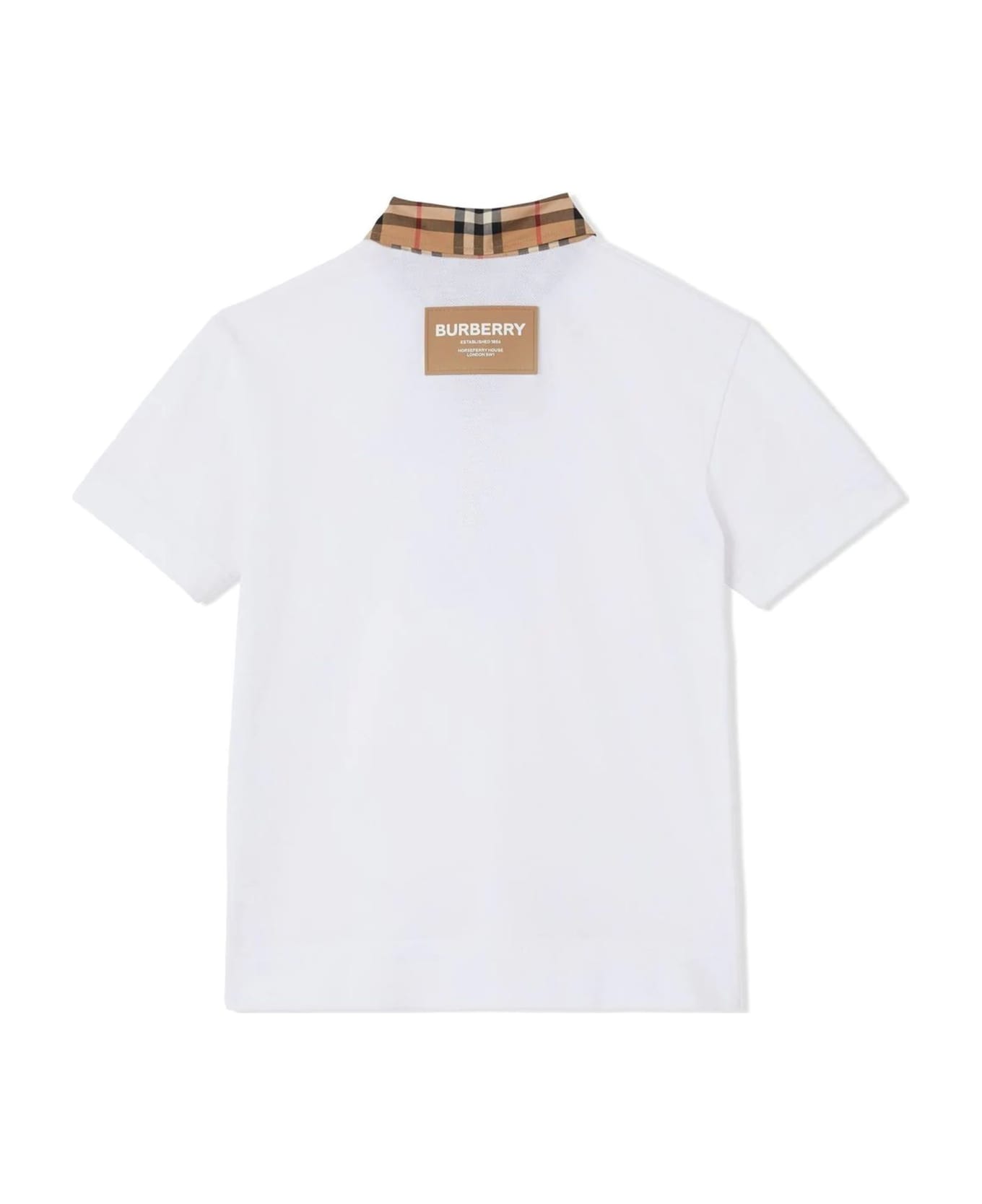 Burberry White Cotton Polo Shirt - White Tシャツ＆ポロシャツ