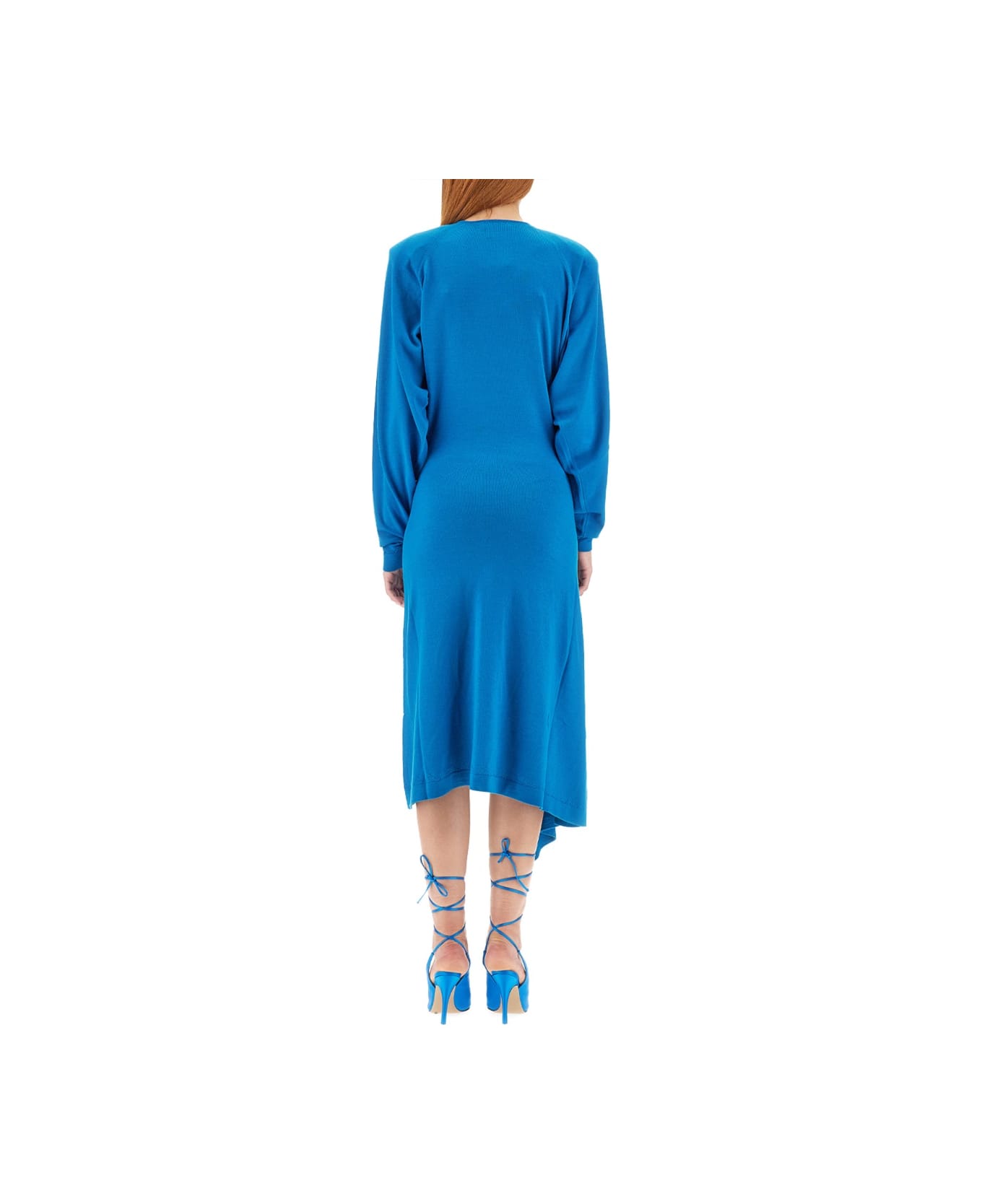 The Attico Atwell Midi Dress - BLUE
