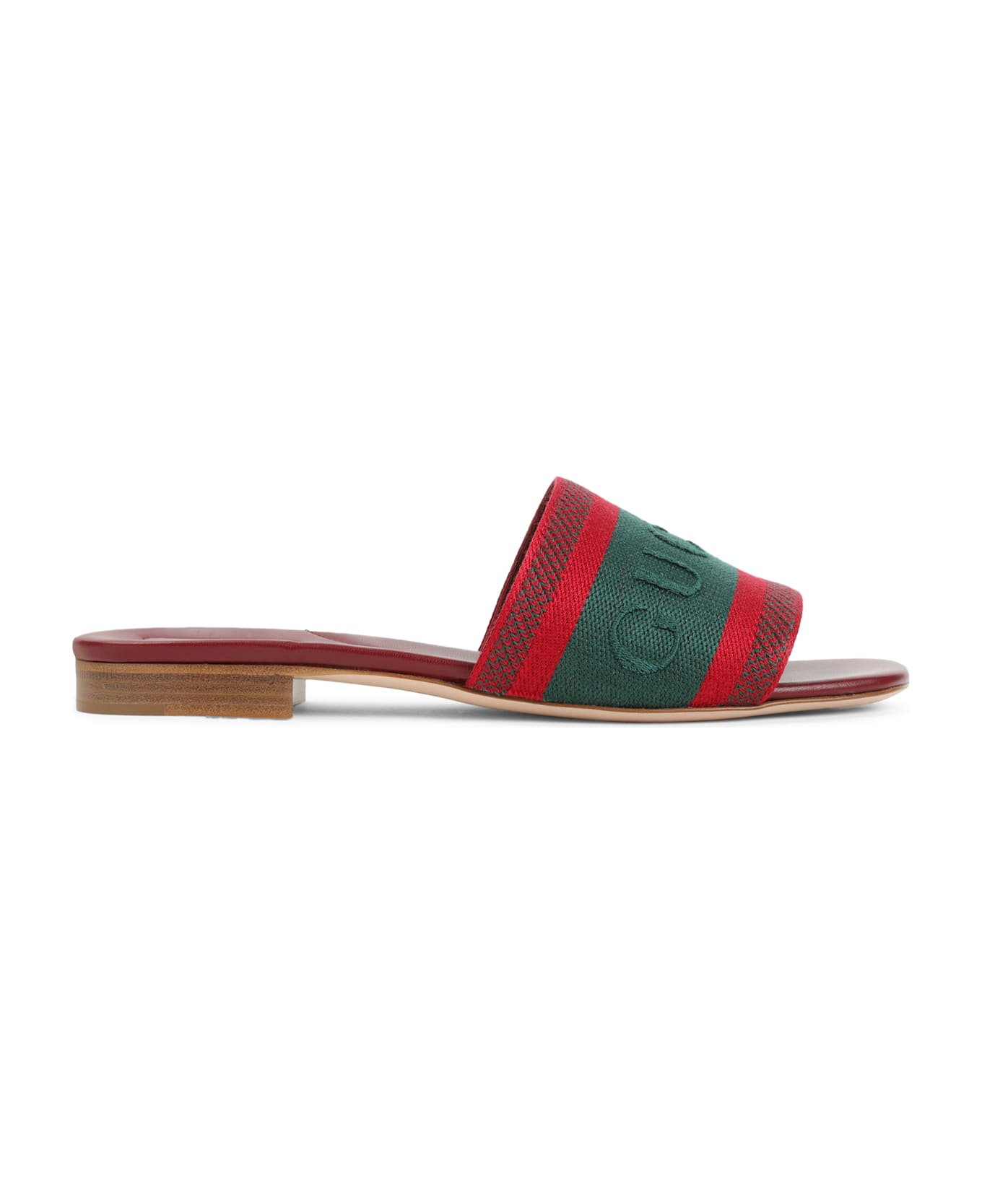 Gucci Jane Sandals - Red Green
