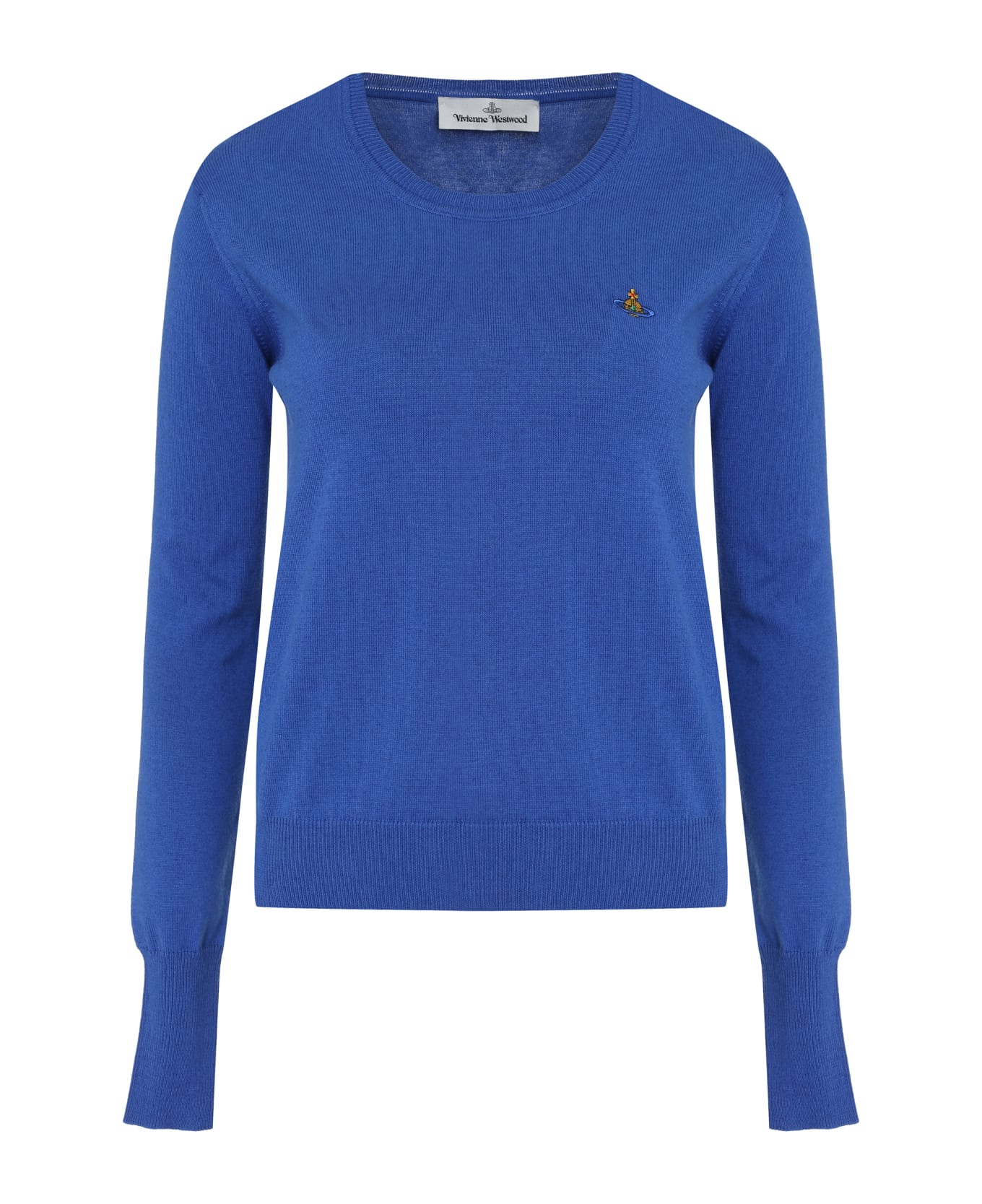 Vivienne Westwood Bea Crew-neck Cashmere Sweater - blue