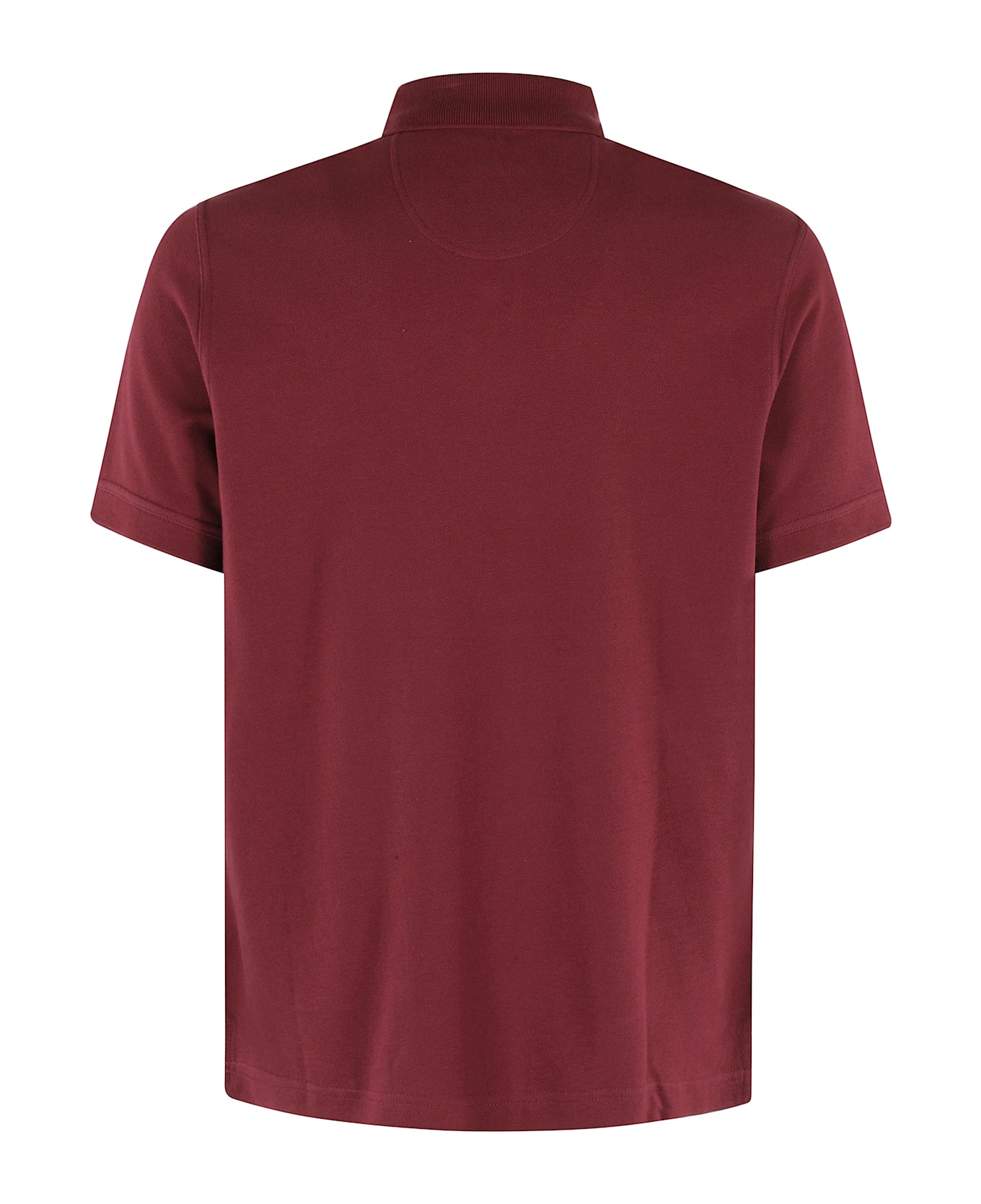 Barbour Tartan Pique Polo - Ruby