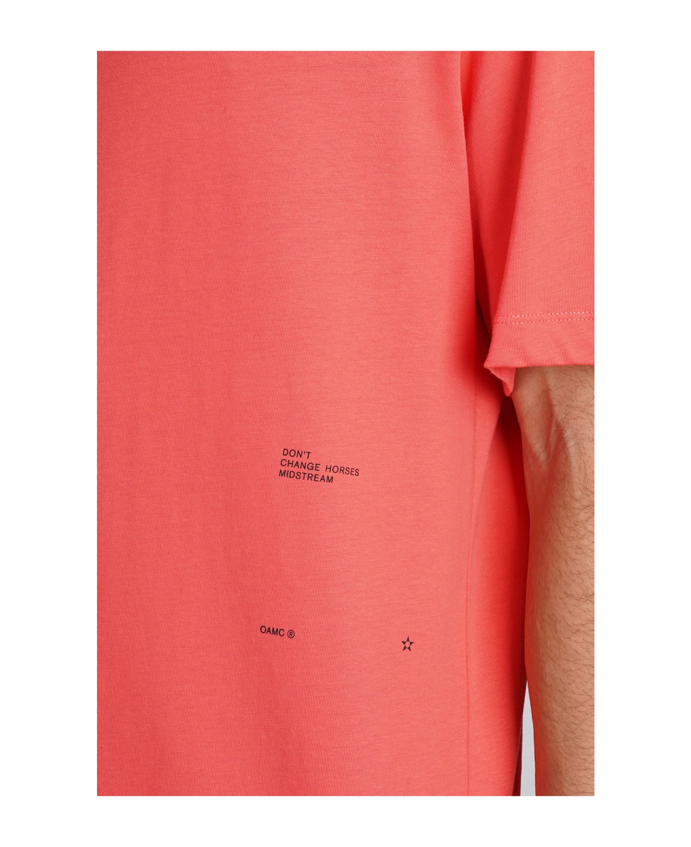 OAMC T-shirt In Orange Cotton - orange