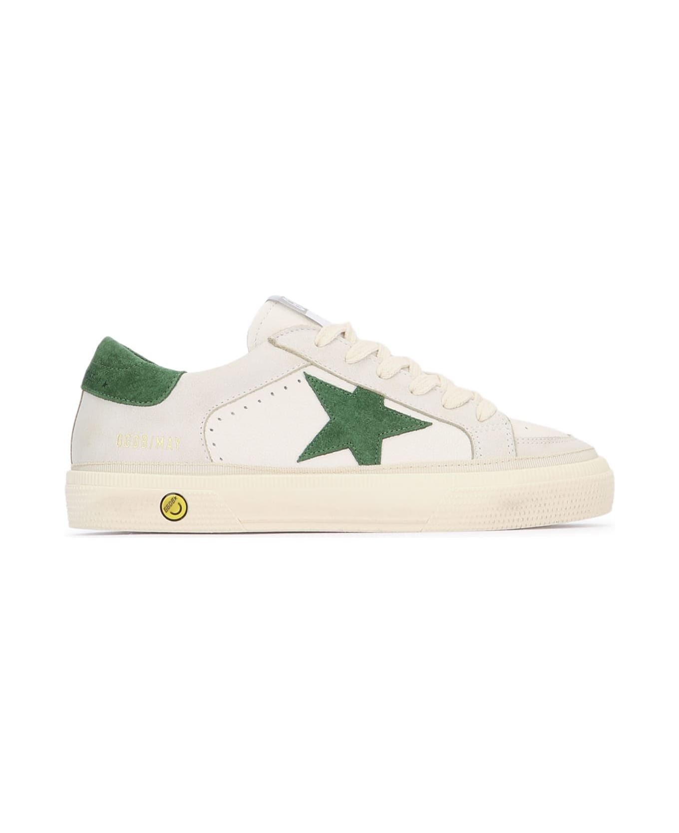 Golden Goose May With Double Quarter A - WHITEBEIGEGREEN