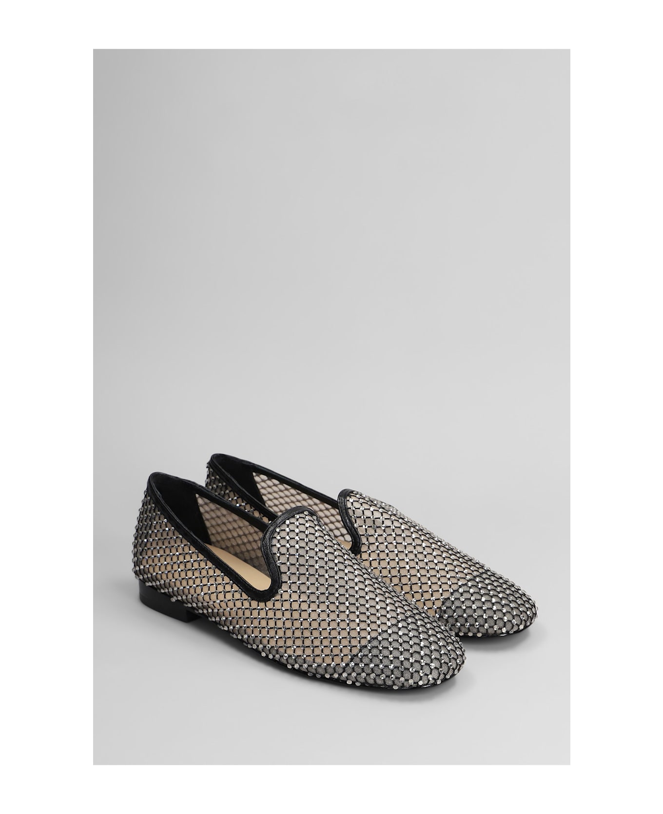 Lola Cruz Tylin Loafers In Black Leather - black