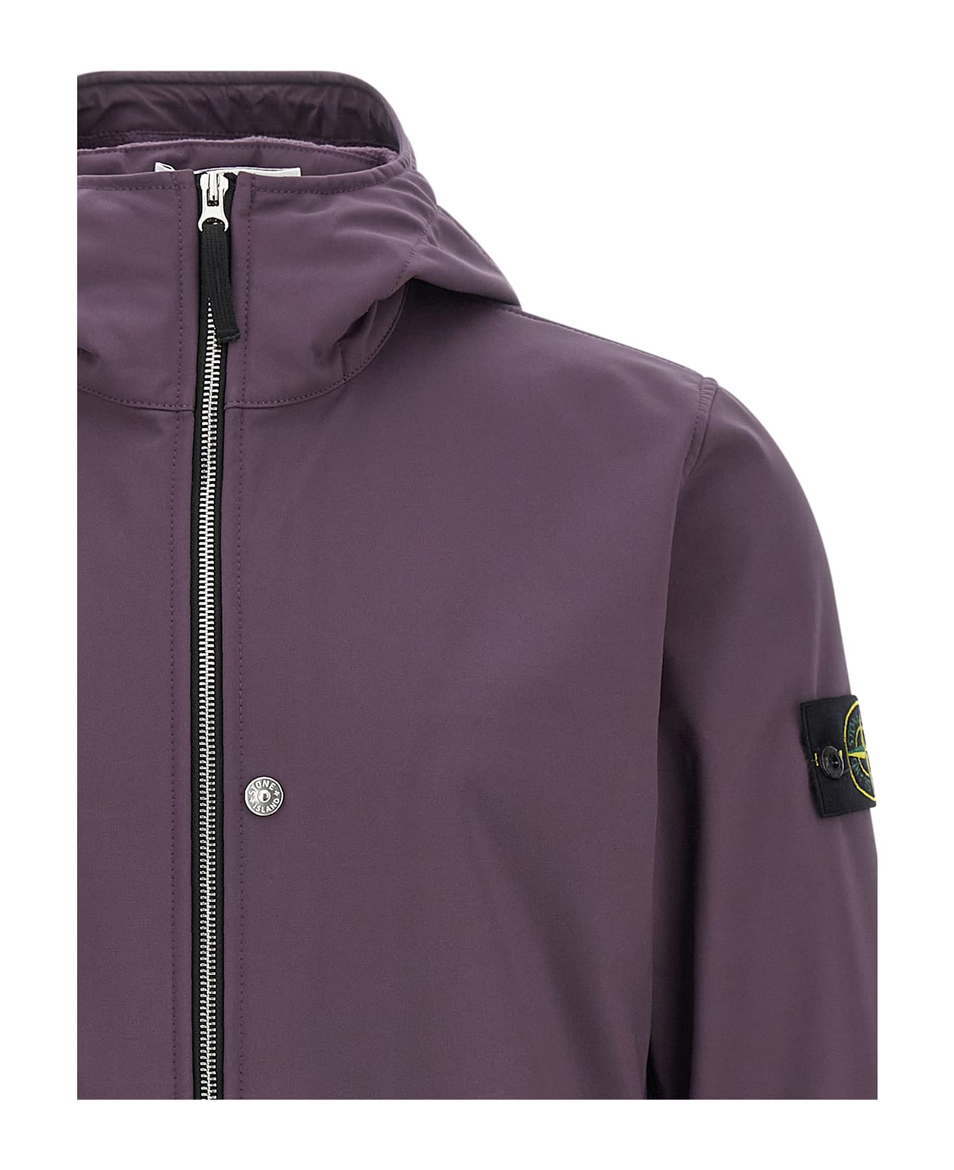 Stone Island 
soft Shell-r E.dye®technology
 Jacket - Purple