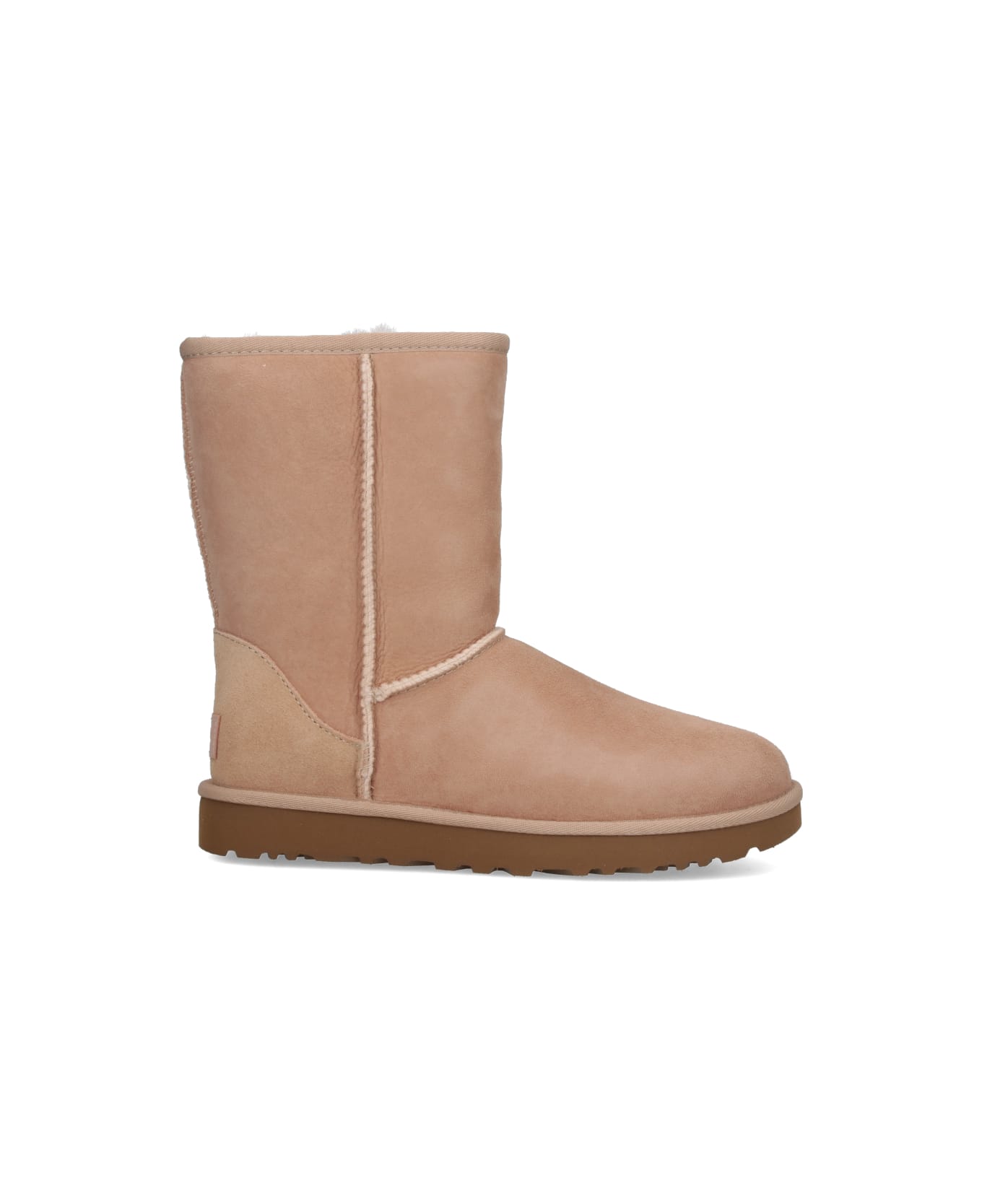UGG 'classic Short Ii' Ankle Boots - Cream