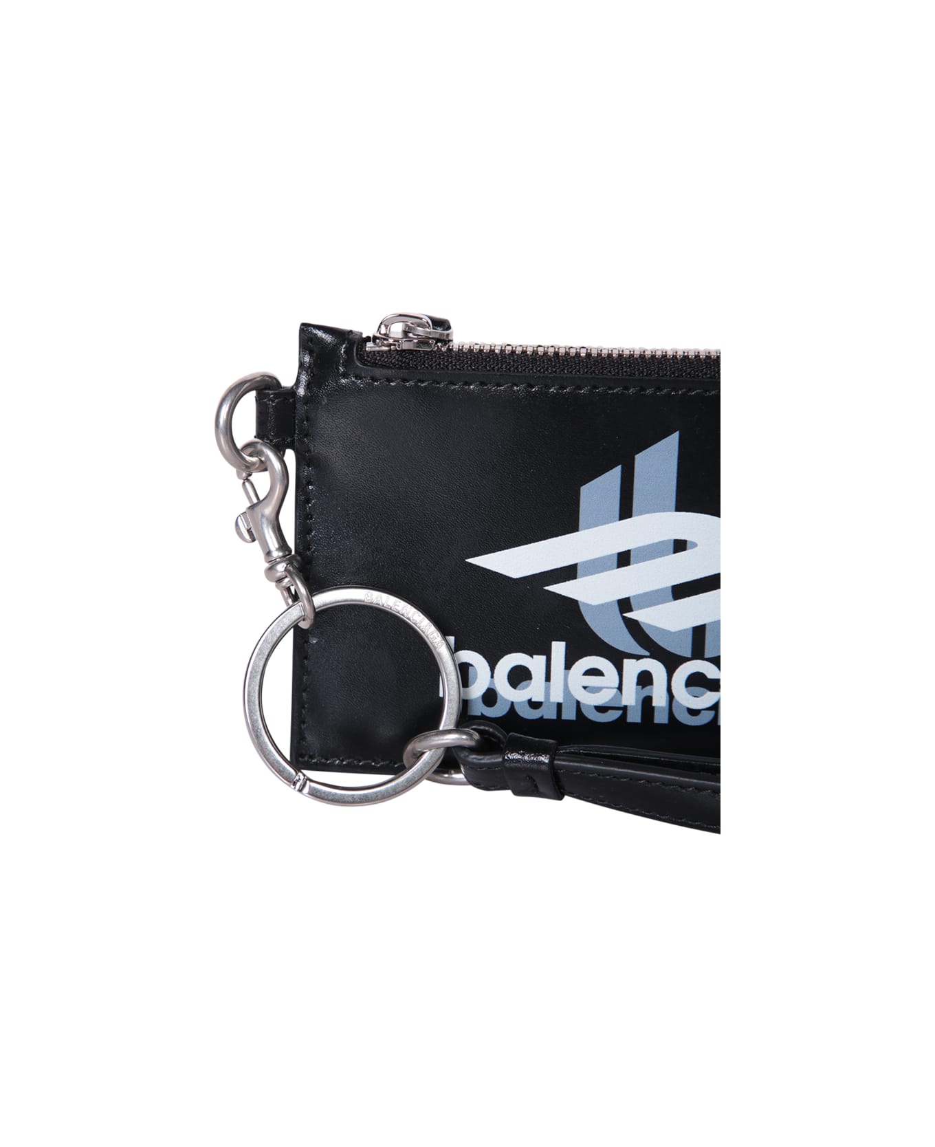 Balenciaga Neck Key Black Cardholder - Black 財布