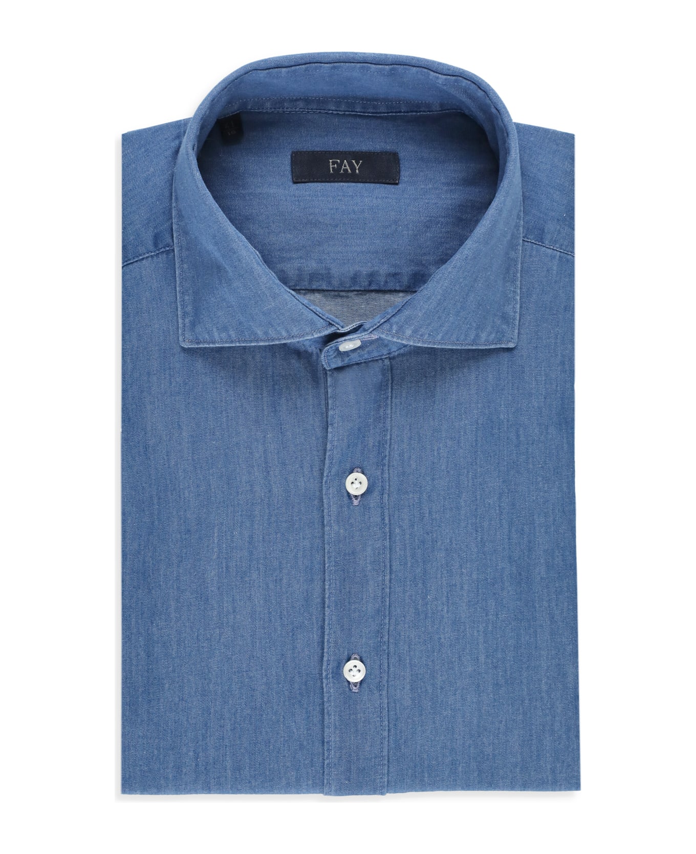 Fay Denim Shirt - Azzurro
