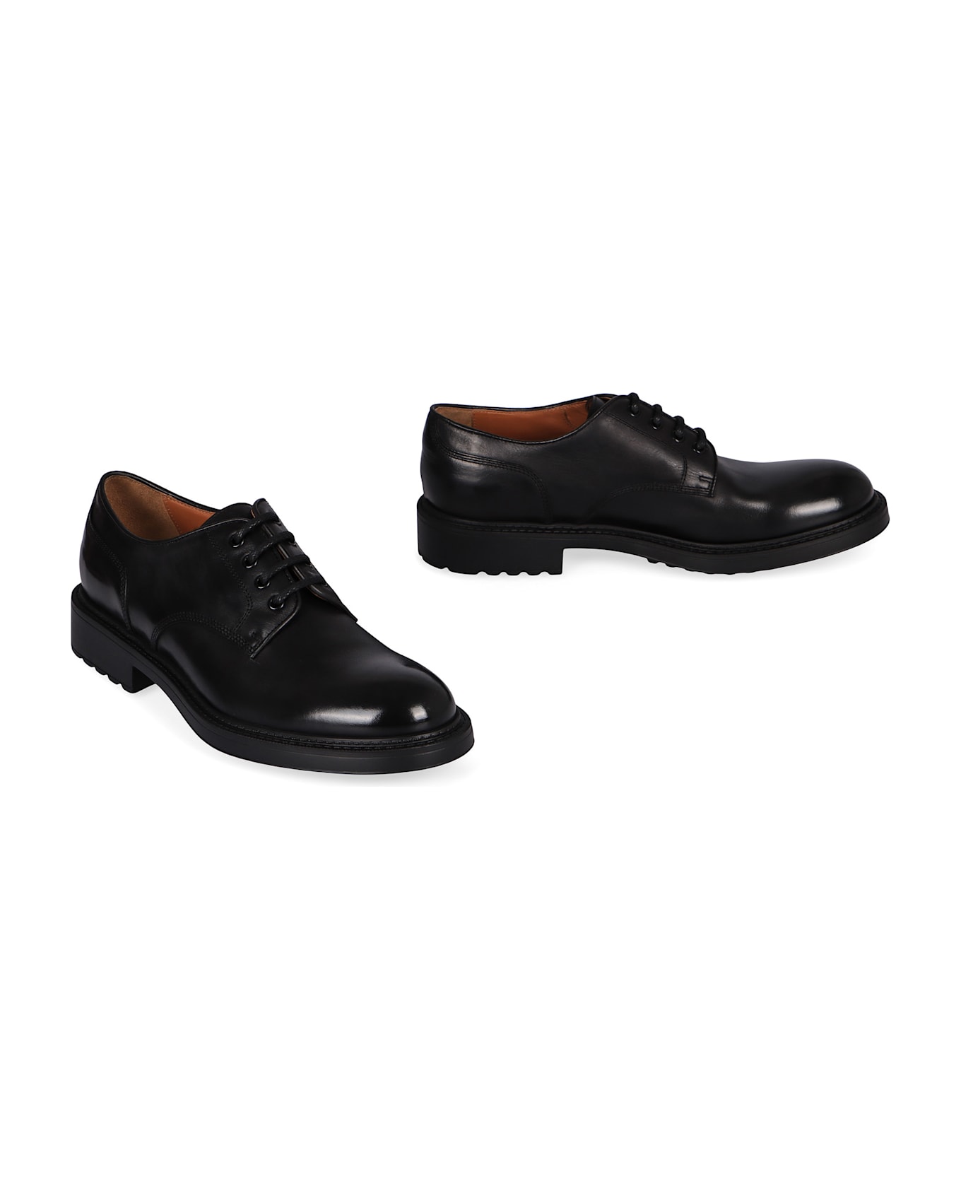 Doucal's Leather Lace-up Shoes - nero