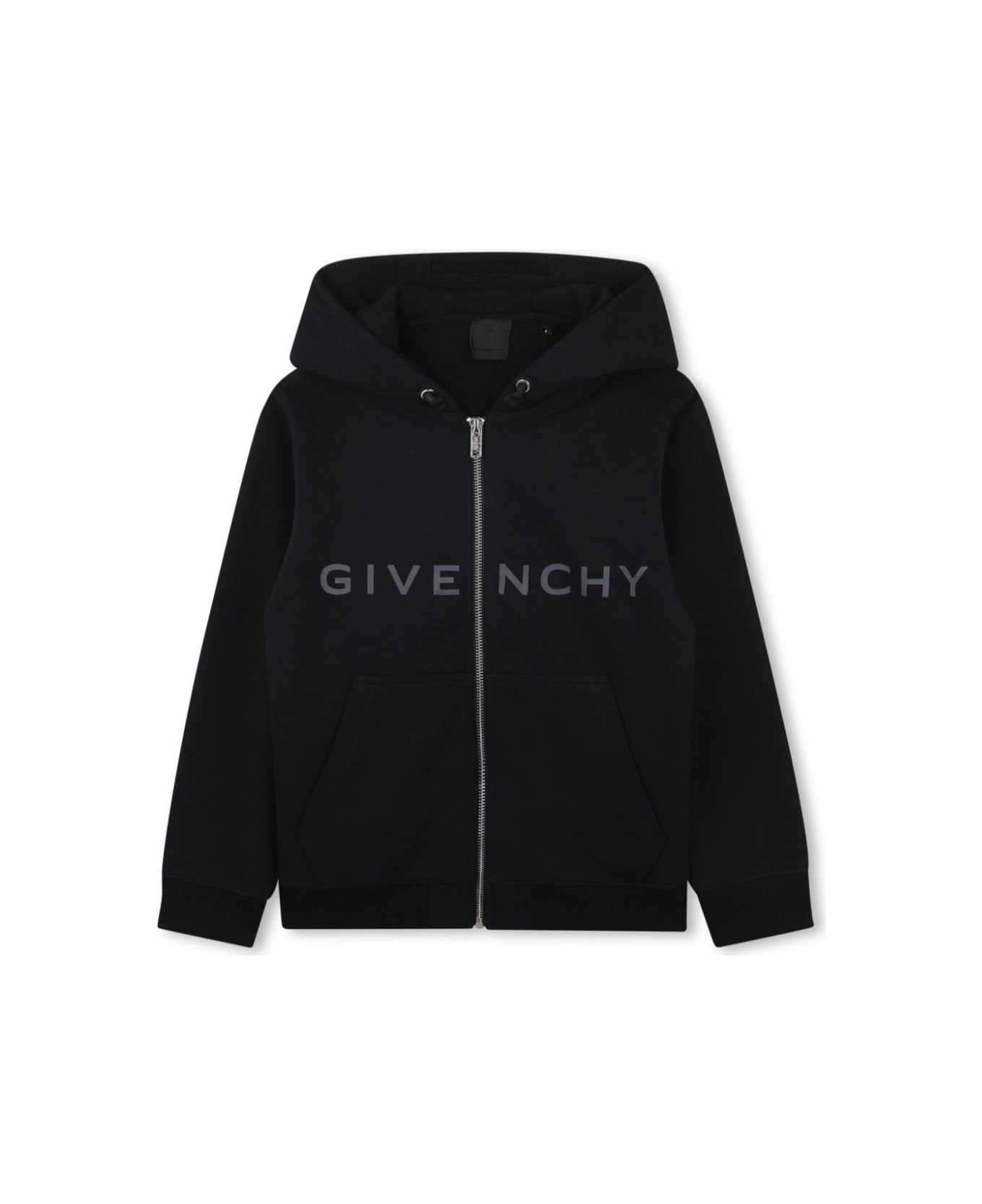 Givenchy Cardigan Con Cappuccio - Black