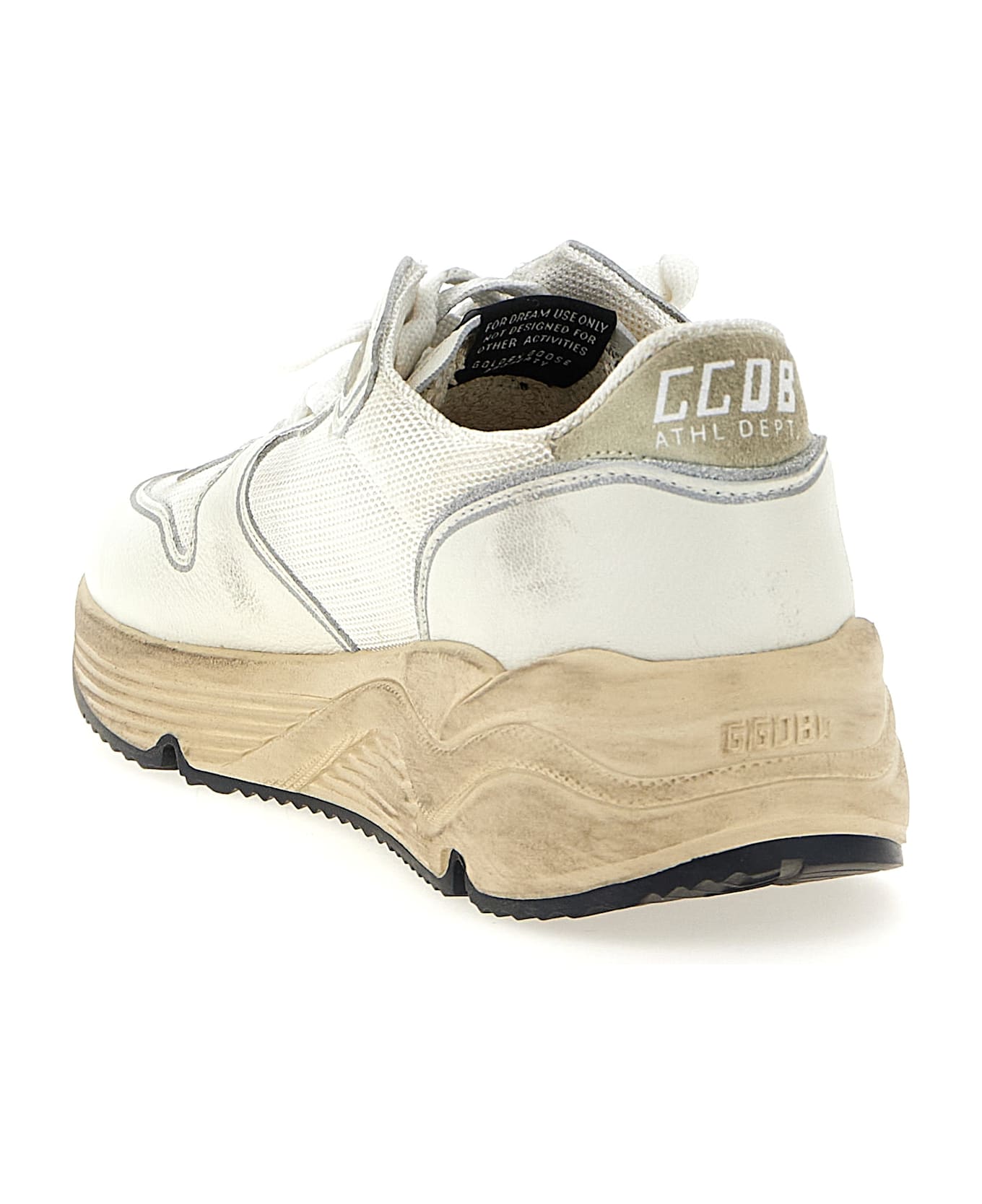Golden Goose 'running Sole' Sneakers - White